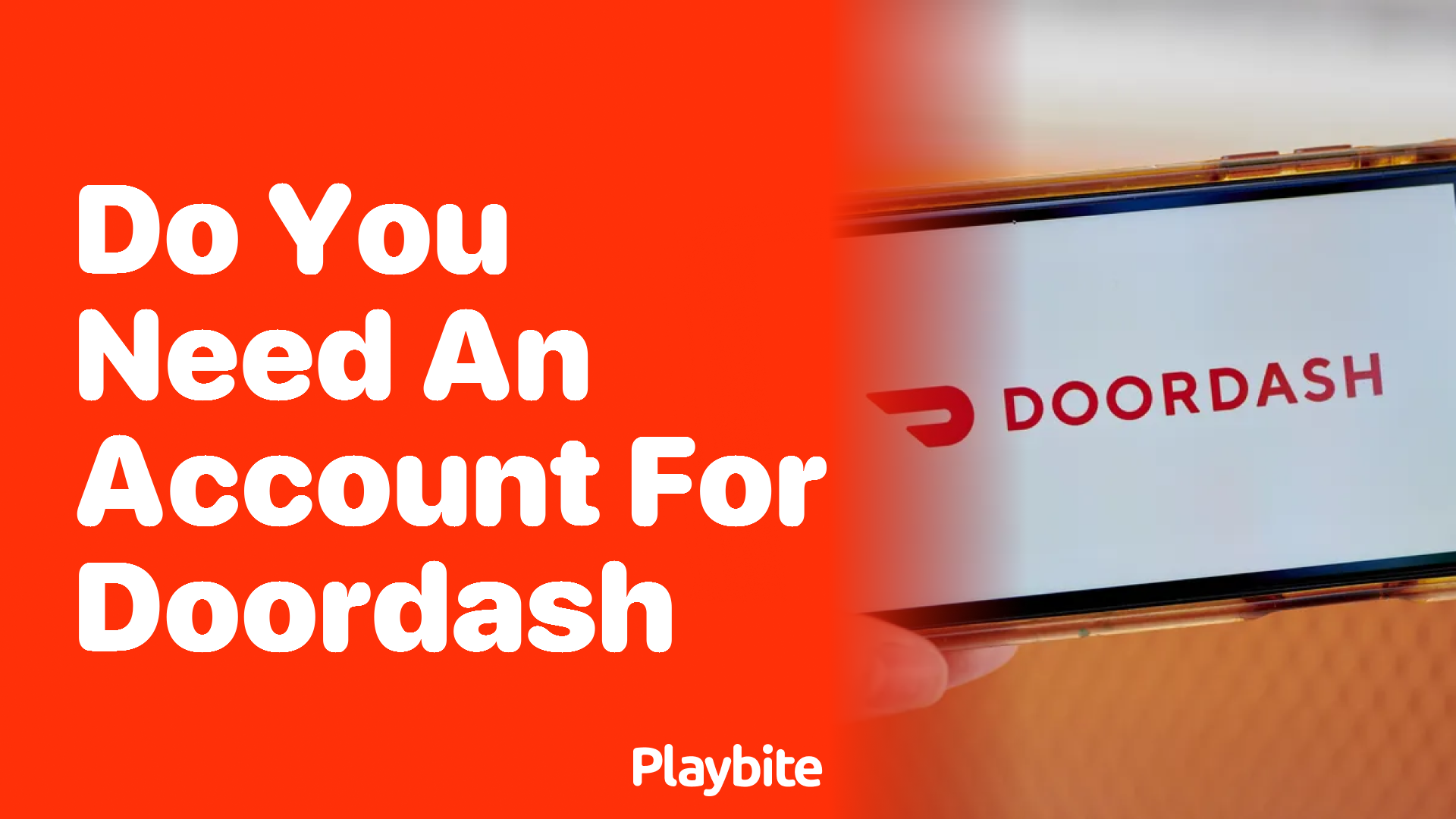 Do You Need an Account for DoorDash?