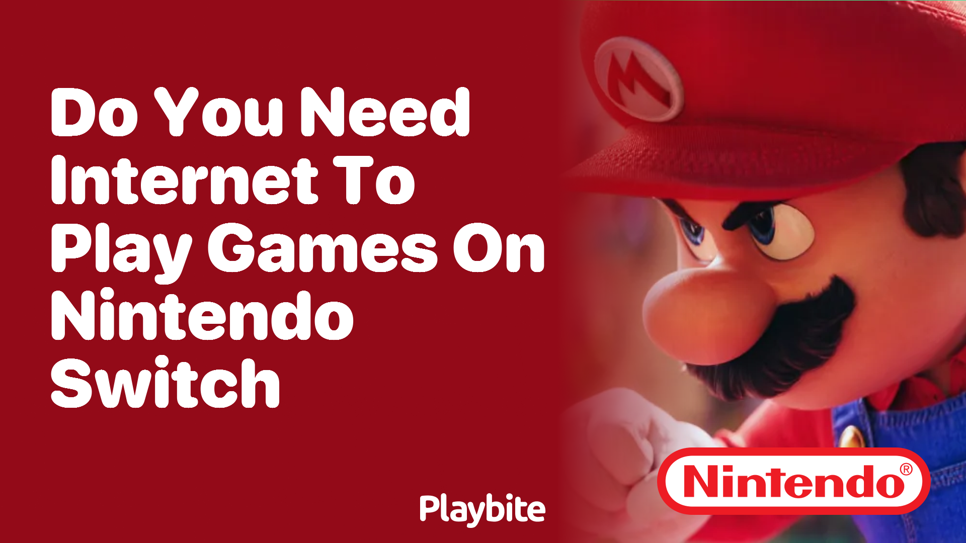 Do You Need Internet to Play Games on Nintendo Switch? - Playbite