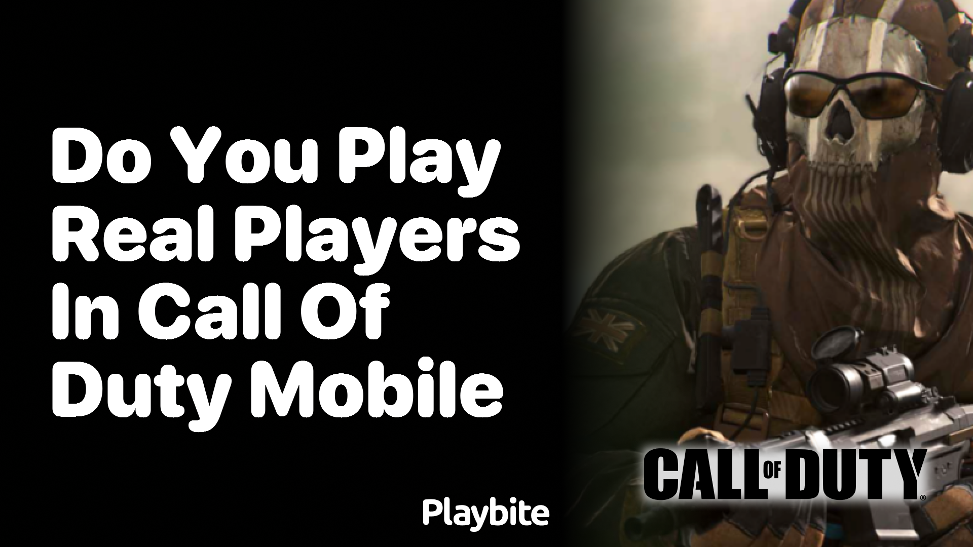 Do You Play Against Real Players in Call of Duty Mobile?