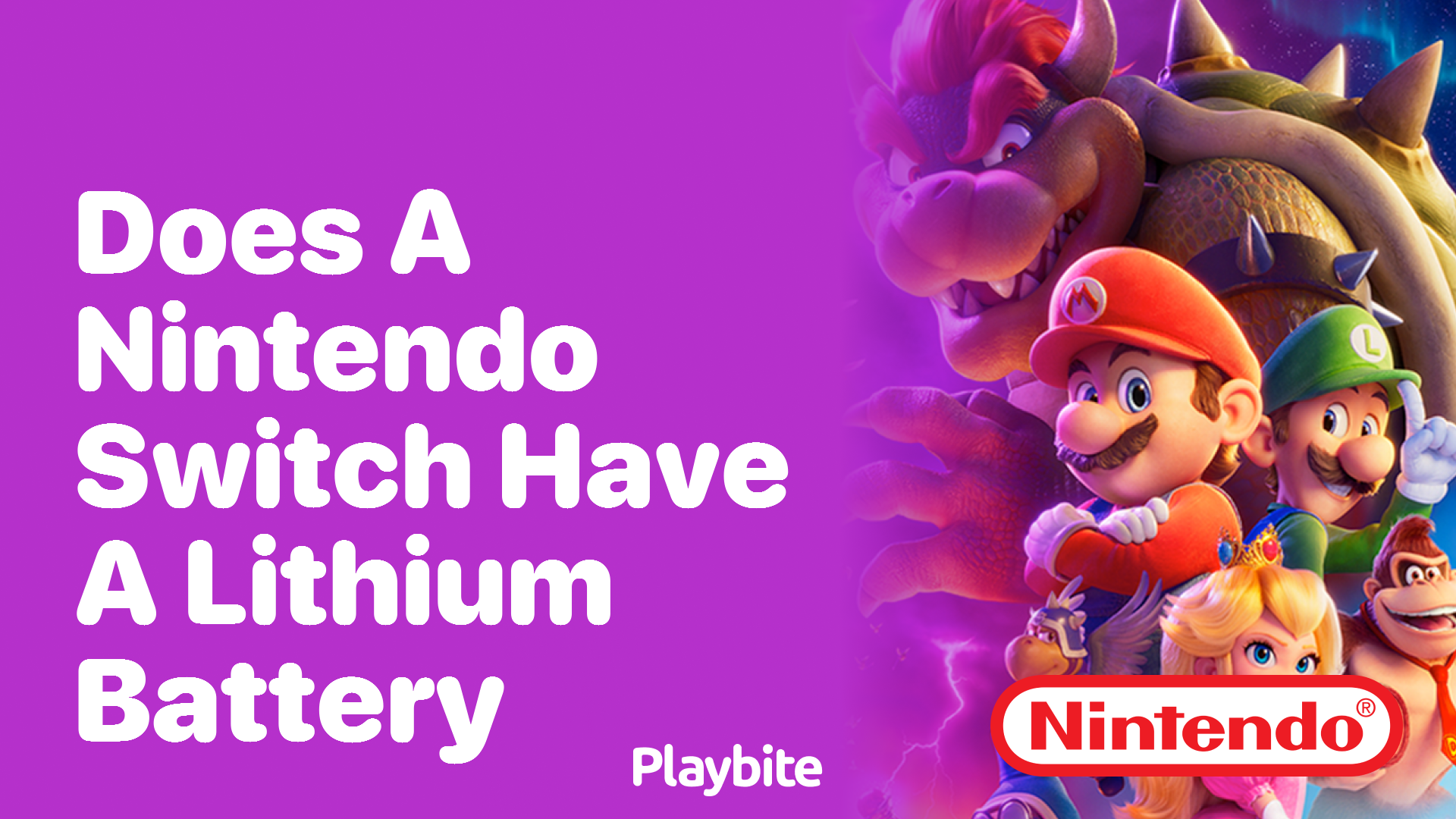 Does a Nintendo Switch Have a Lithium Battery?