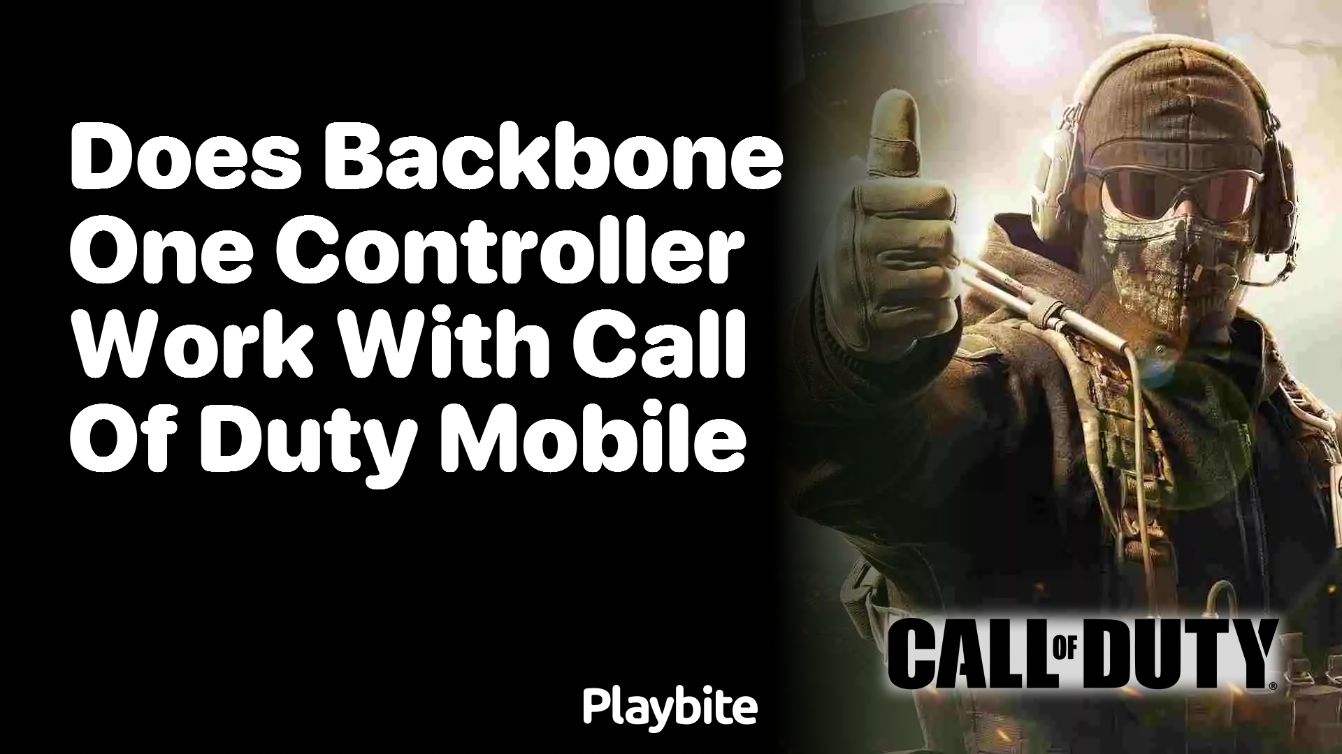 Does the Backbone One Controller Work with Call of Duty Mobile?