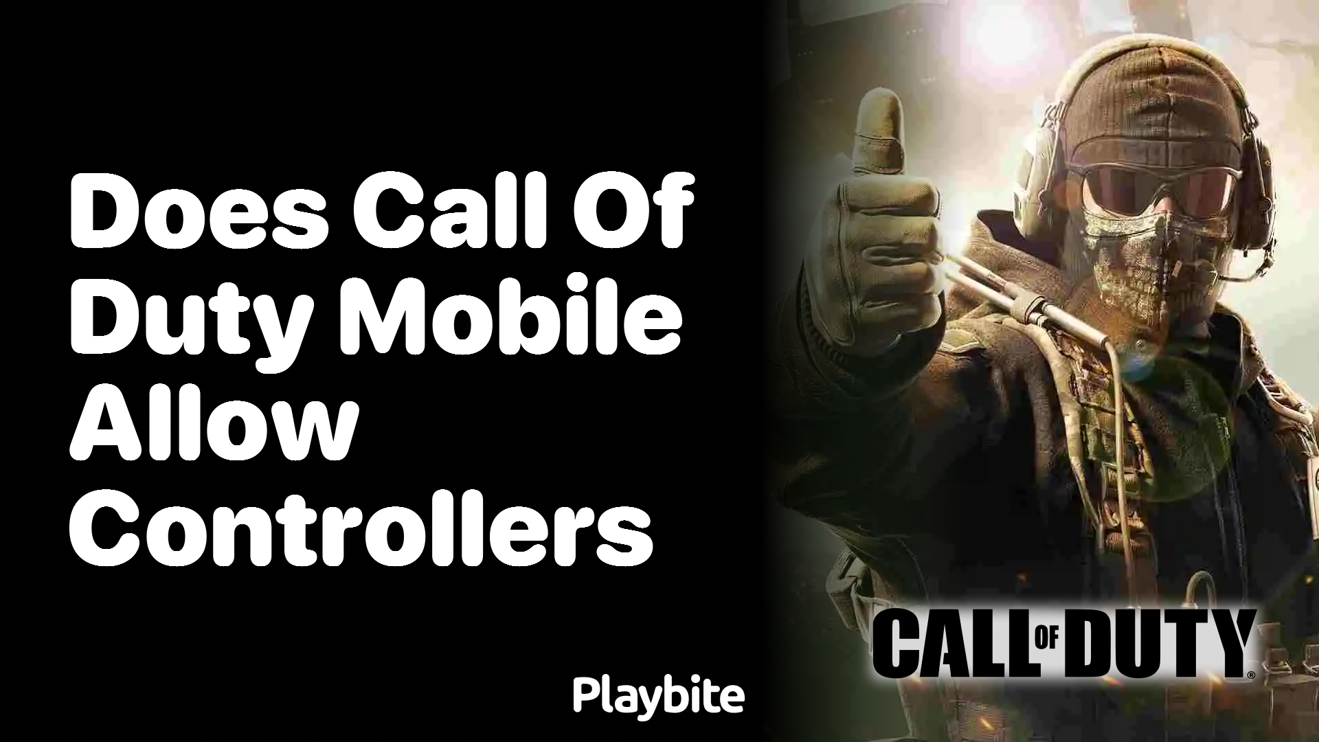 Does Call of Duty Mobile Allow Controllers for Gameplay?