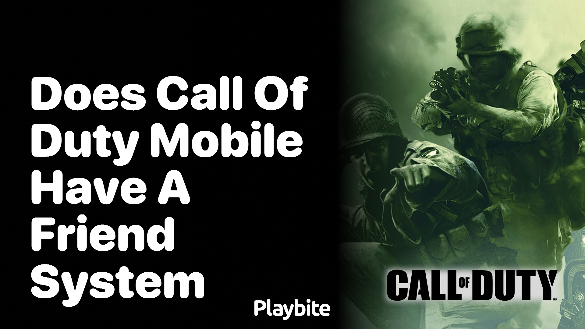 Does Call of Duty Mobile Have a Friend System?