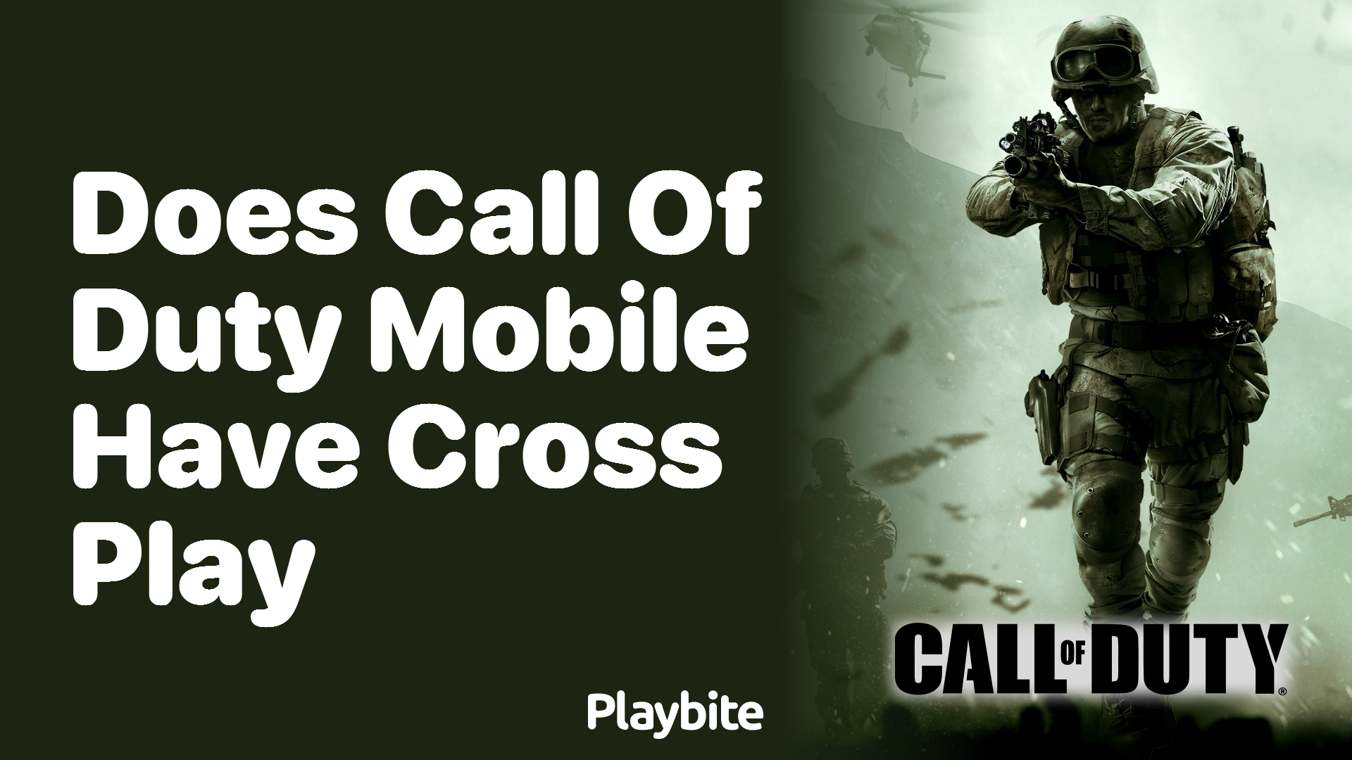 Does Call of Duty Mobile Have Cross-Play?