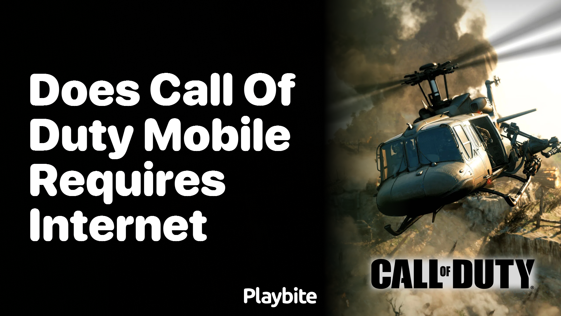 Does Call of Duty Mobile Require Internet to Play?