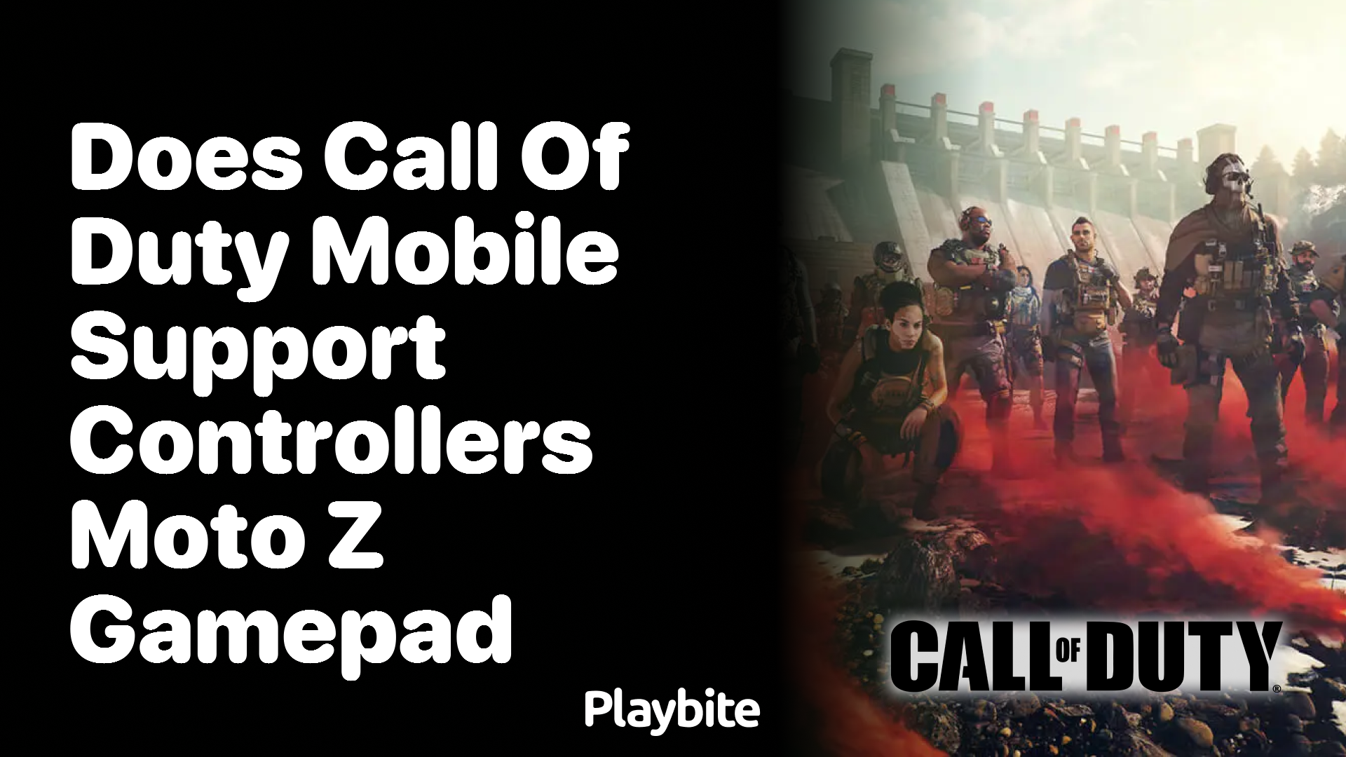 Does Call of Duty Mobile Support Controllers Like the Moto Z Gamepad?