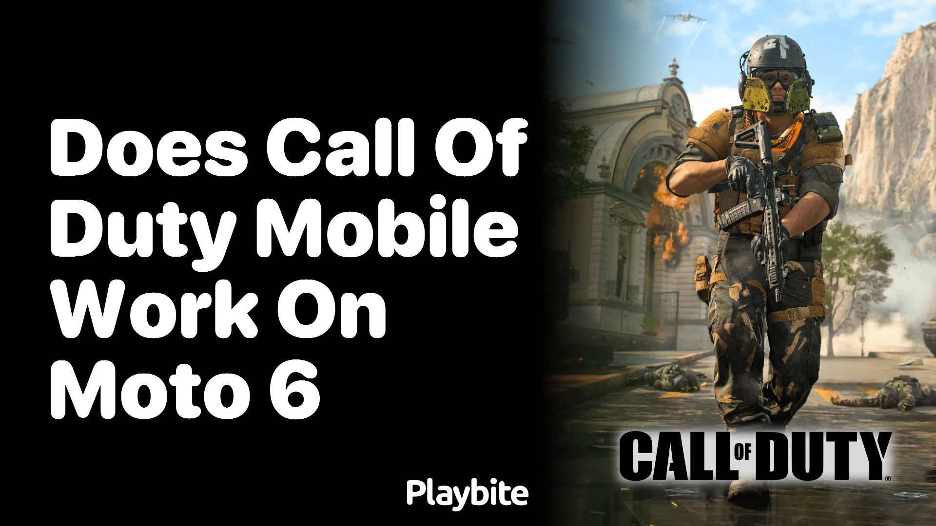 Does Call of Duty Mobile Work on Moto 6?