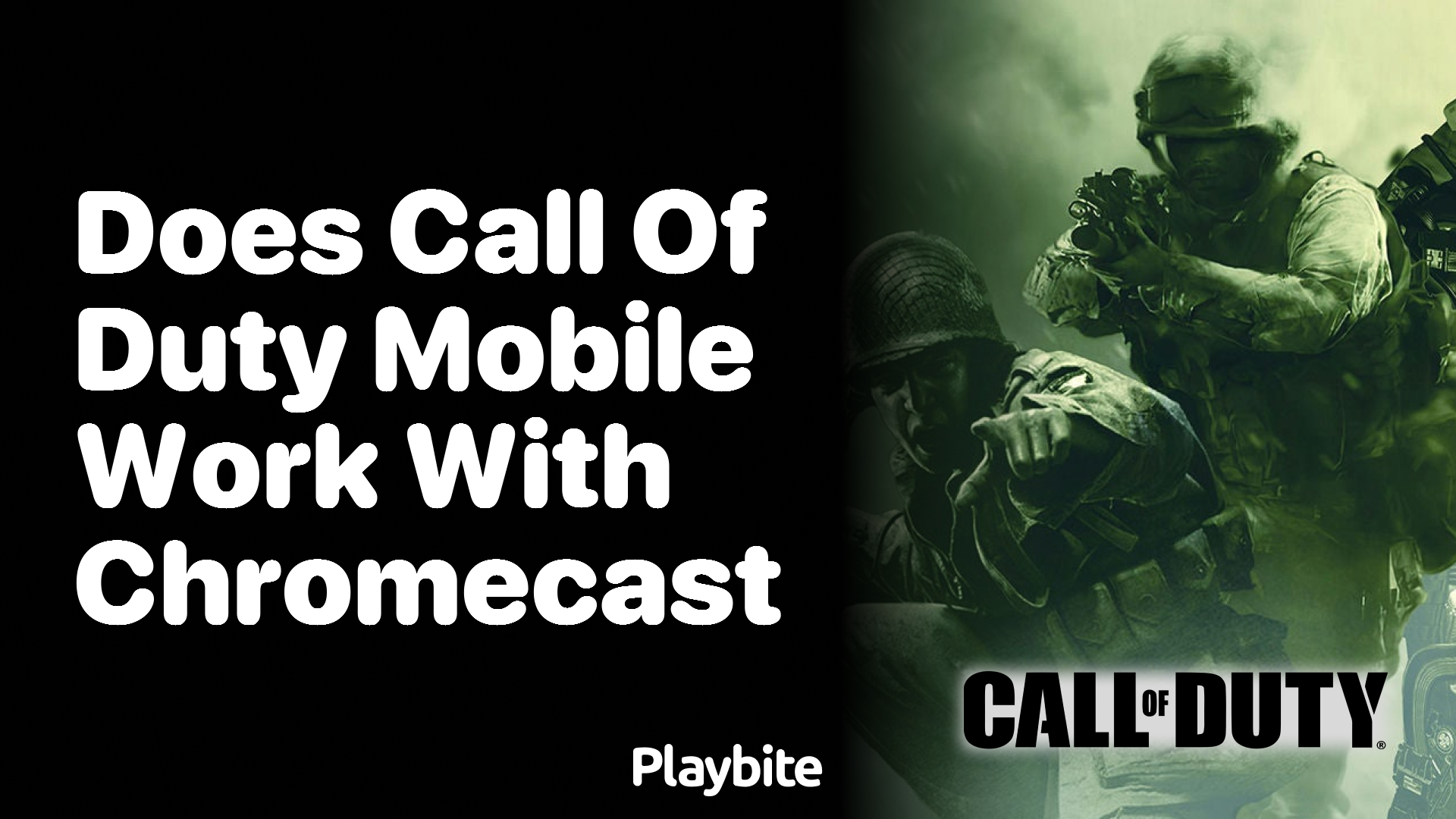 Does Call of Duty Mobile Work with Chromecast?