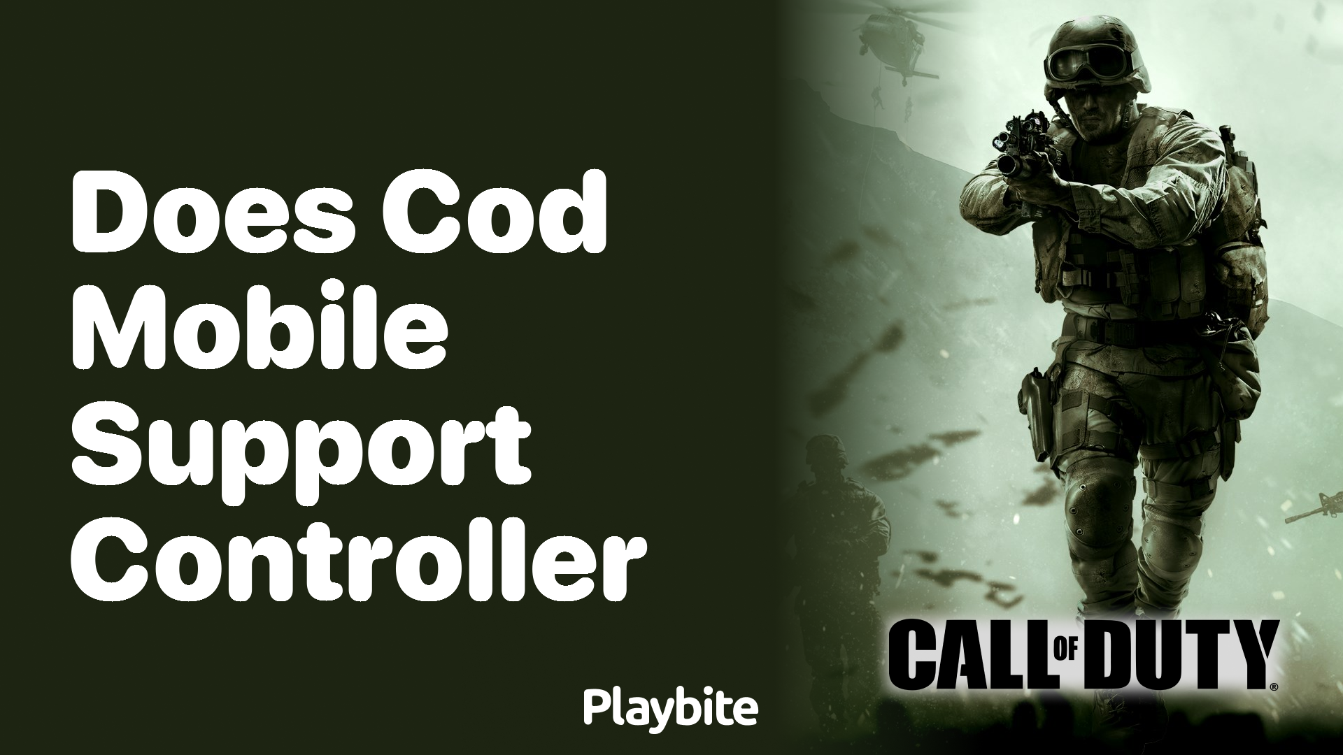 Does COD Mobile Support Controller Use? Playbite