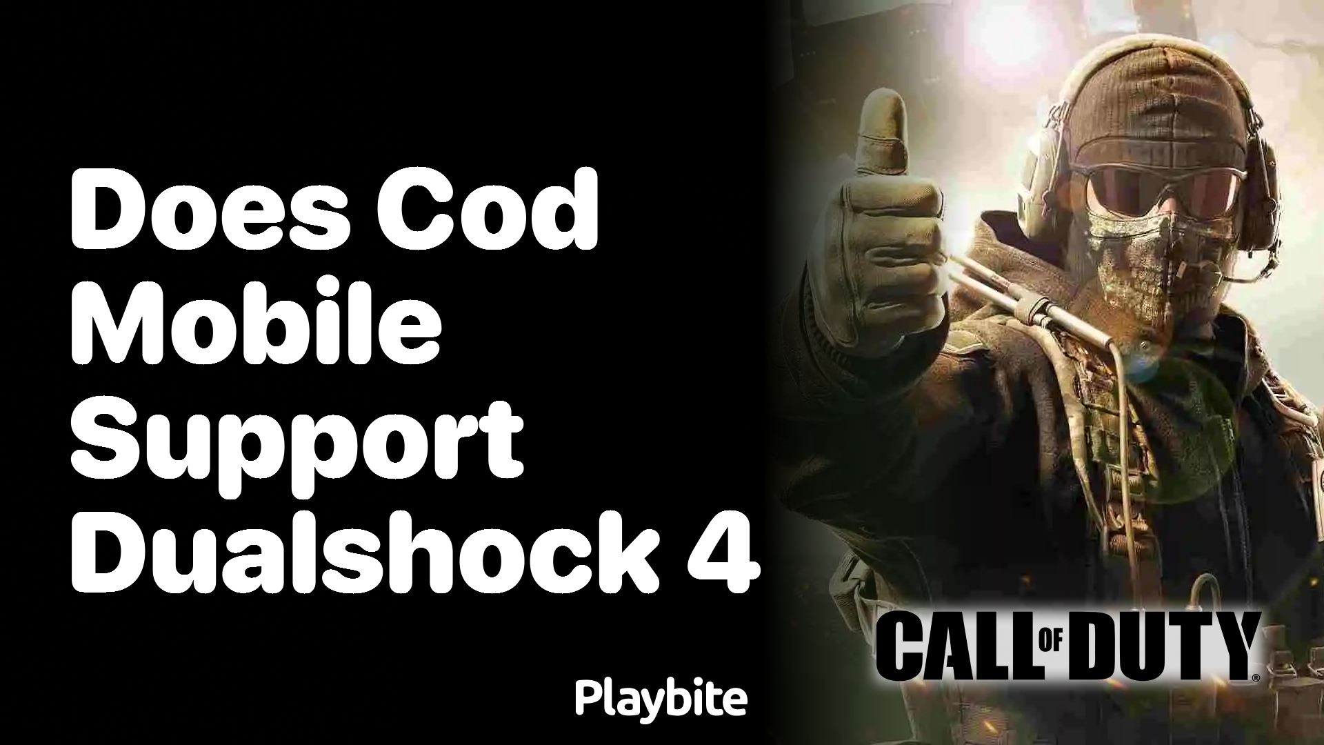 Does COD Mobile Support DualShock 4 Controllers? - Playbite