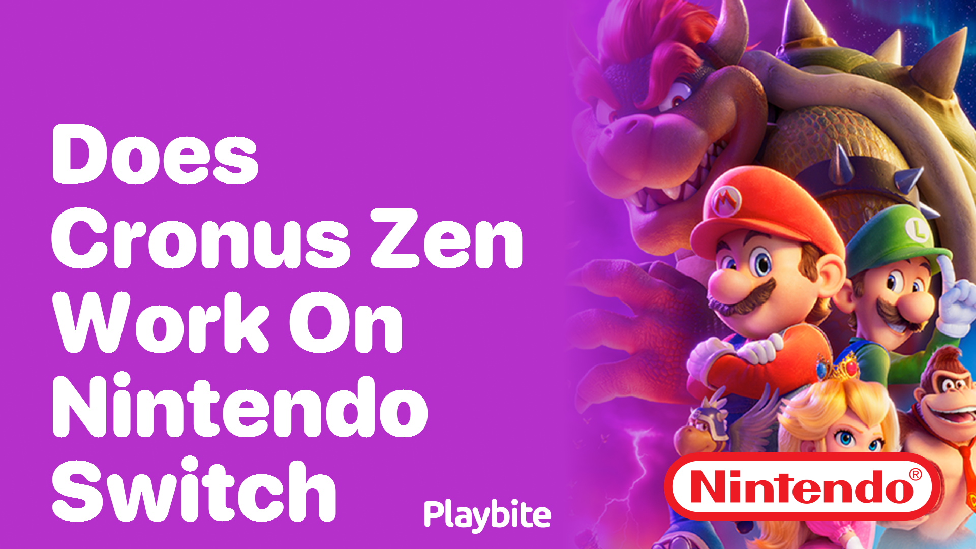 Does Cronus Zen Work on Nintendo Switch?