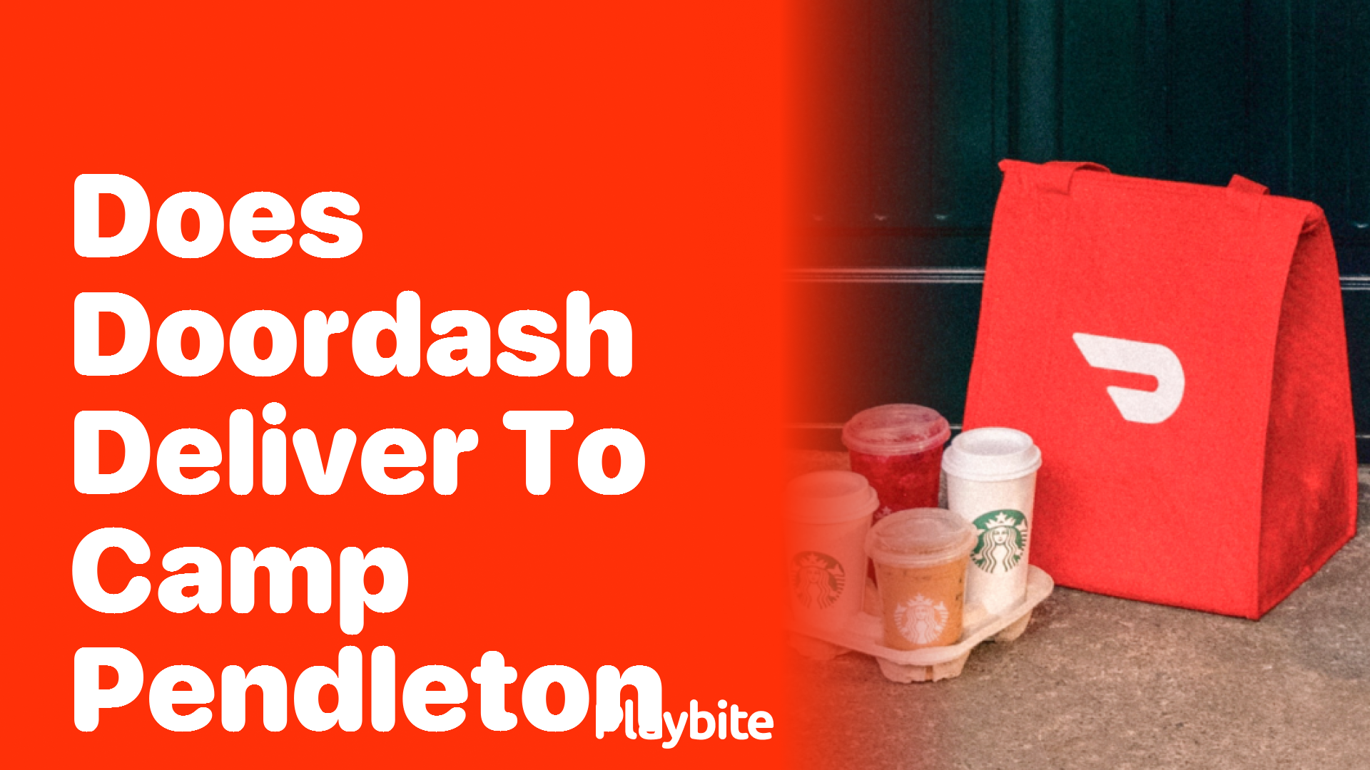 Does DoorDash Deliver to Camp Pendleton?