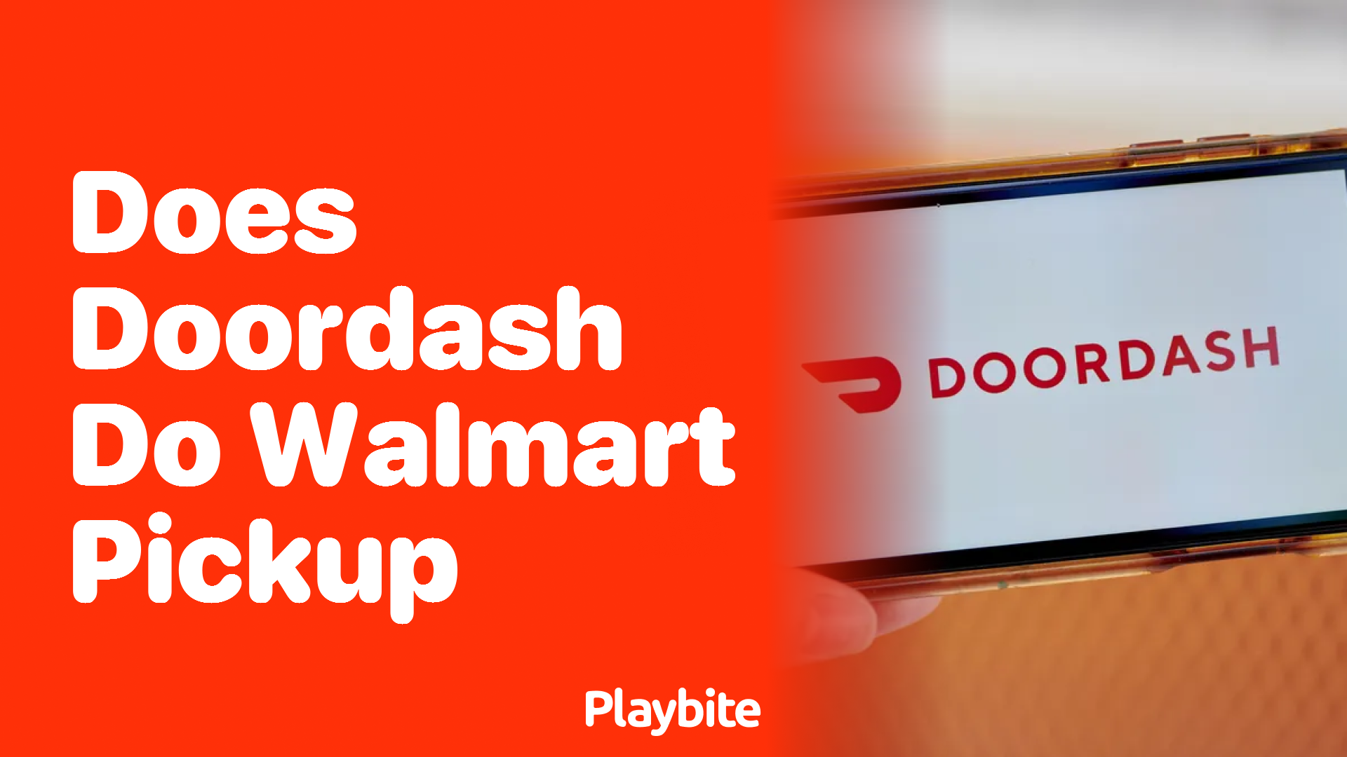 Does DoorDash Offer Walmart Pickup Services?