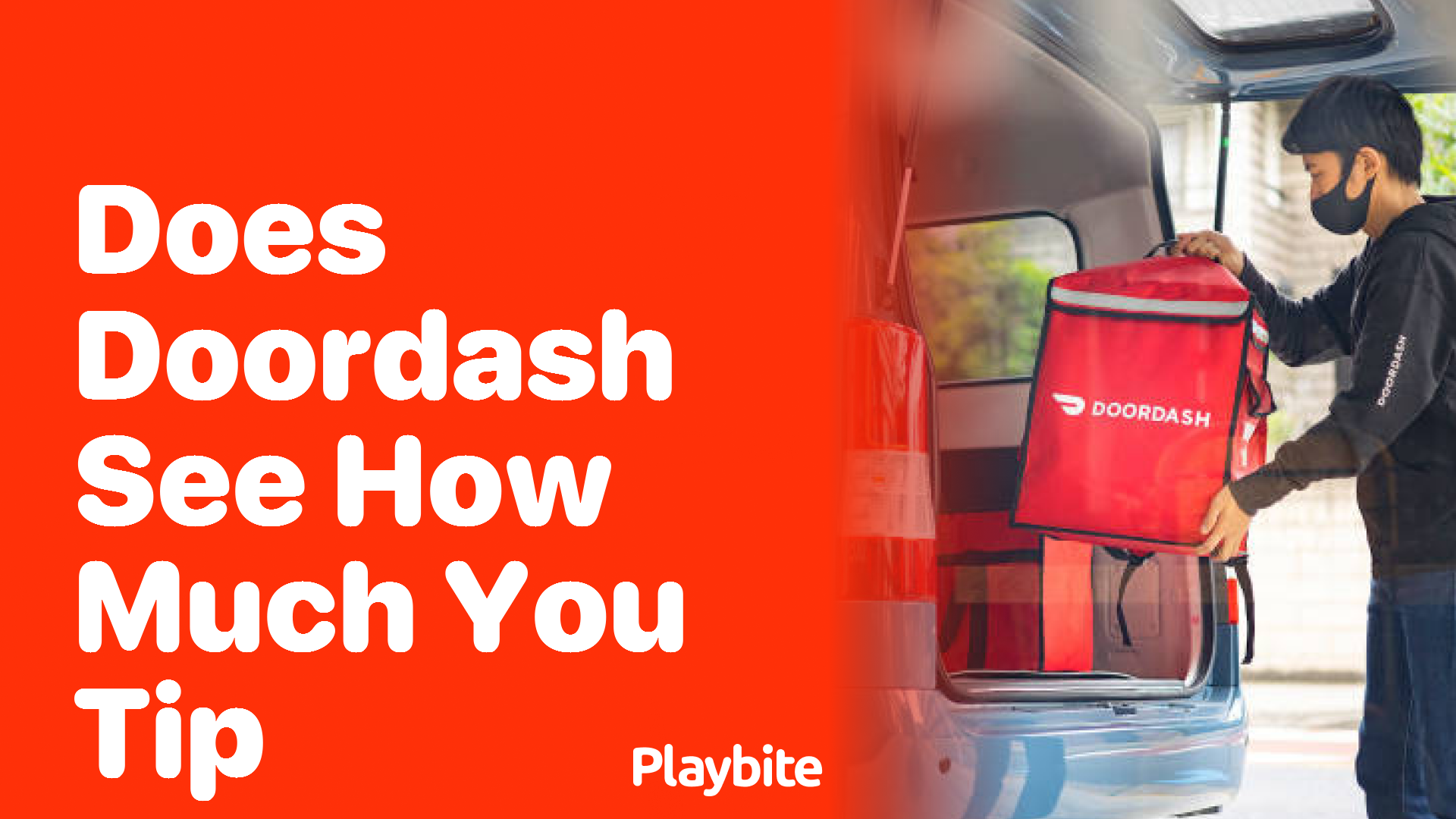 Does DoorDash See How Much You Tip?