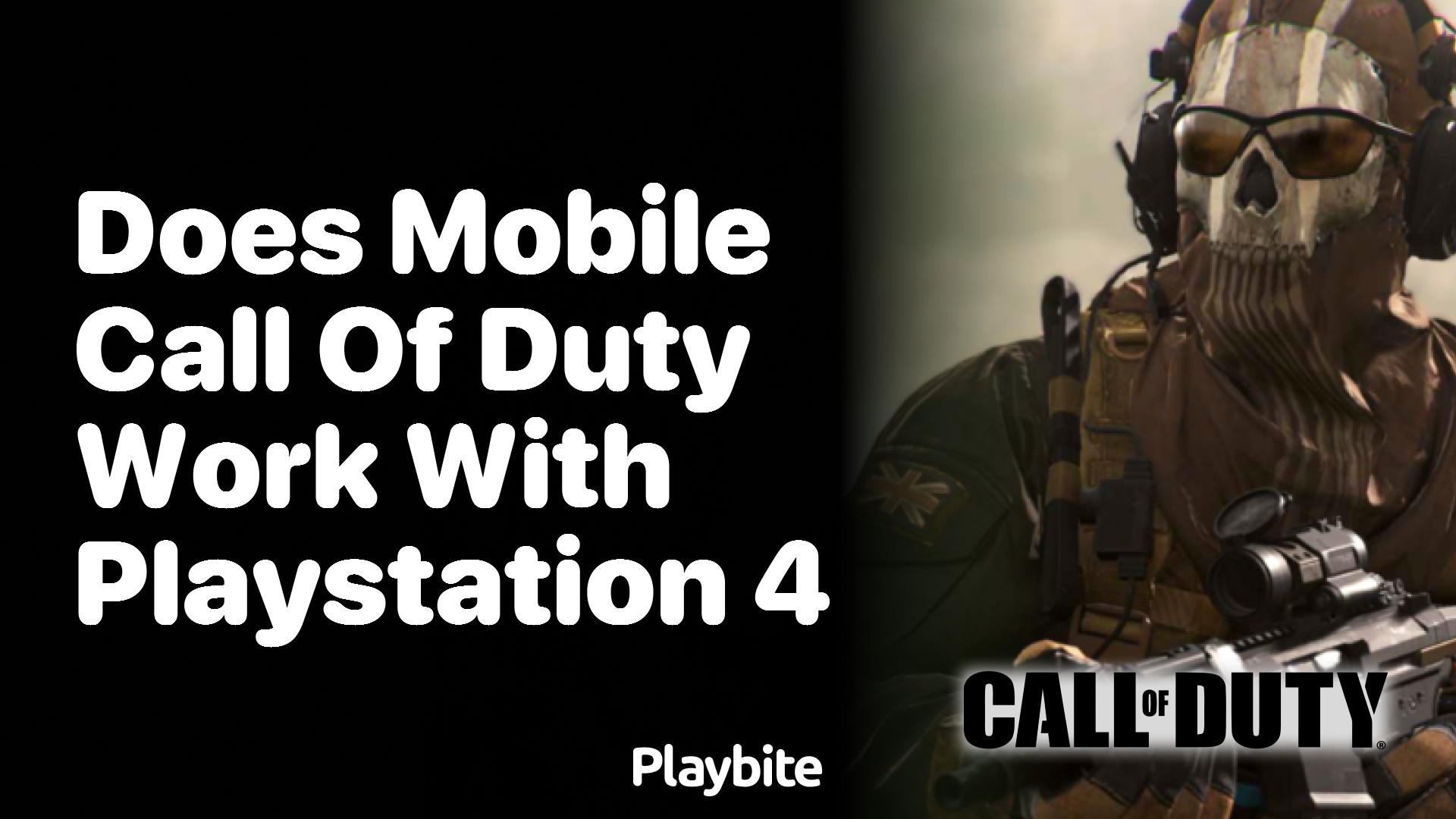 Does Mobile Call of Duty Work with PlayStation 4?