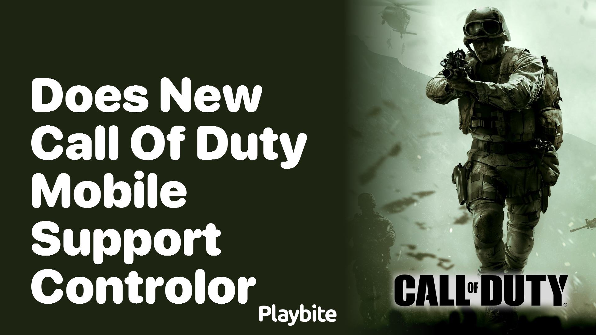 Does New Call of Duty Mobile Support Controller Use?