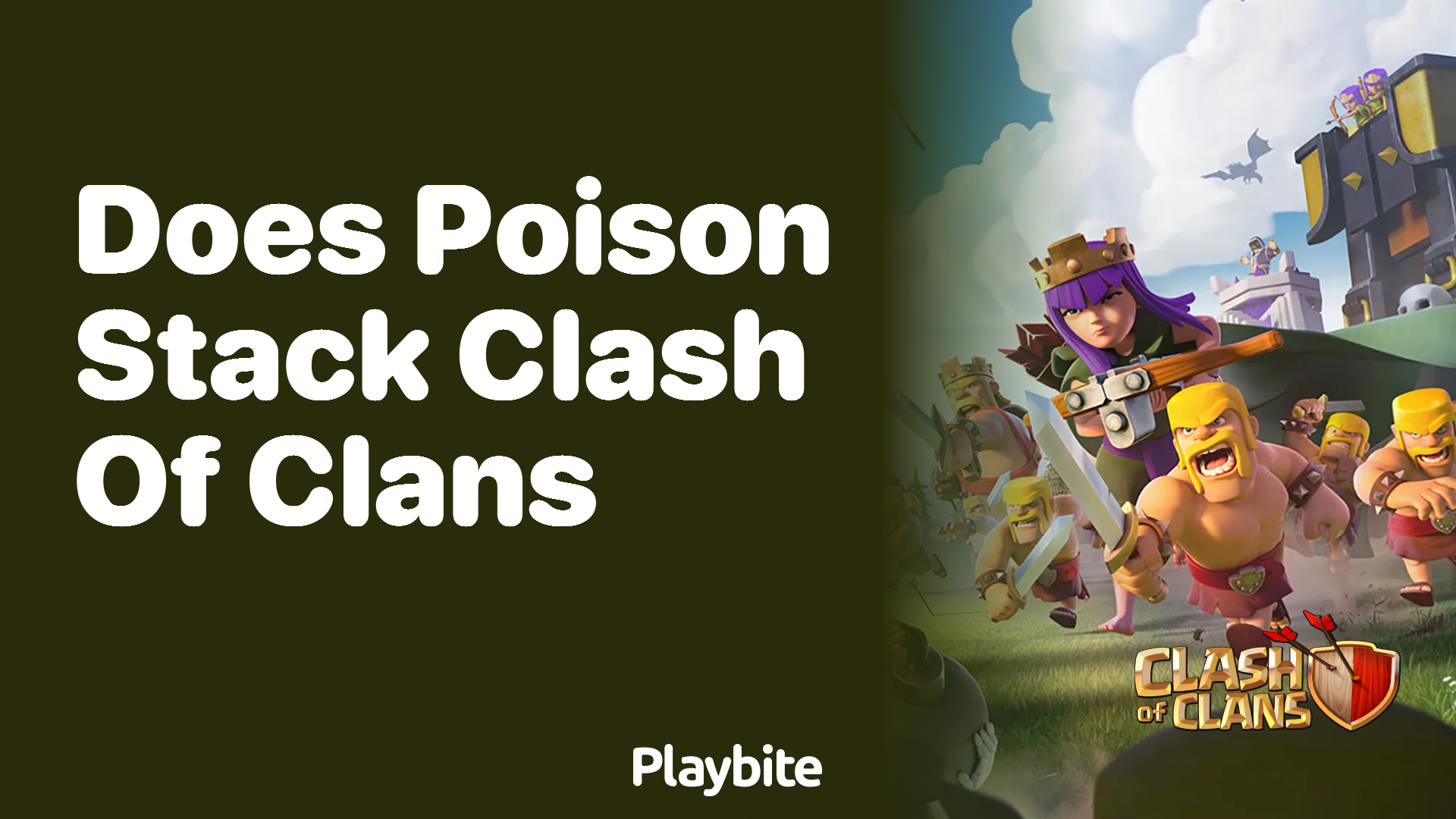 Does Poison Stack in Clash of Clans?