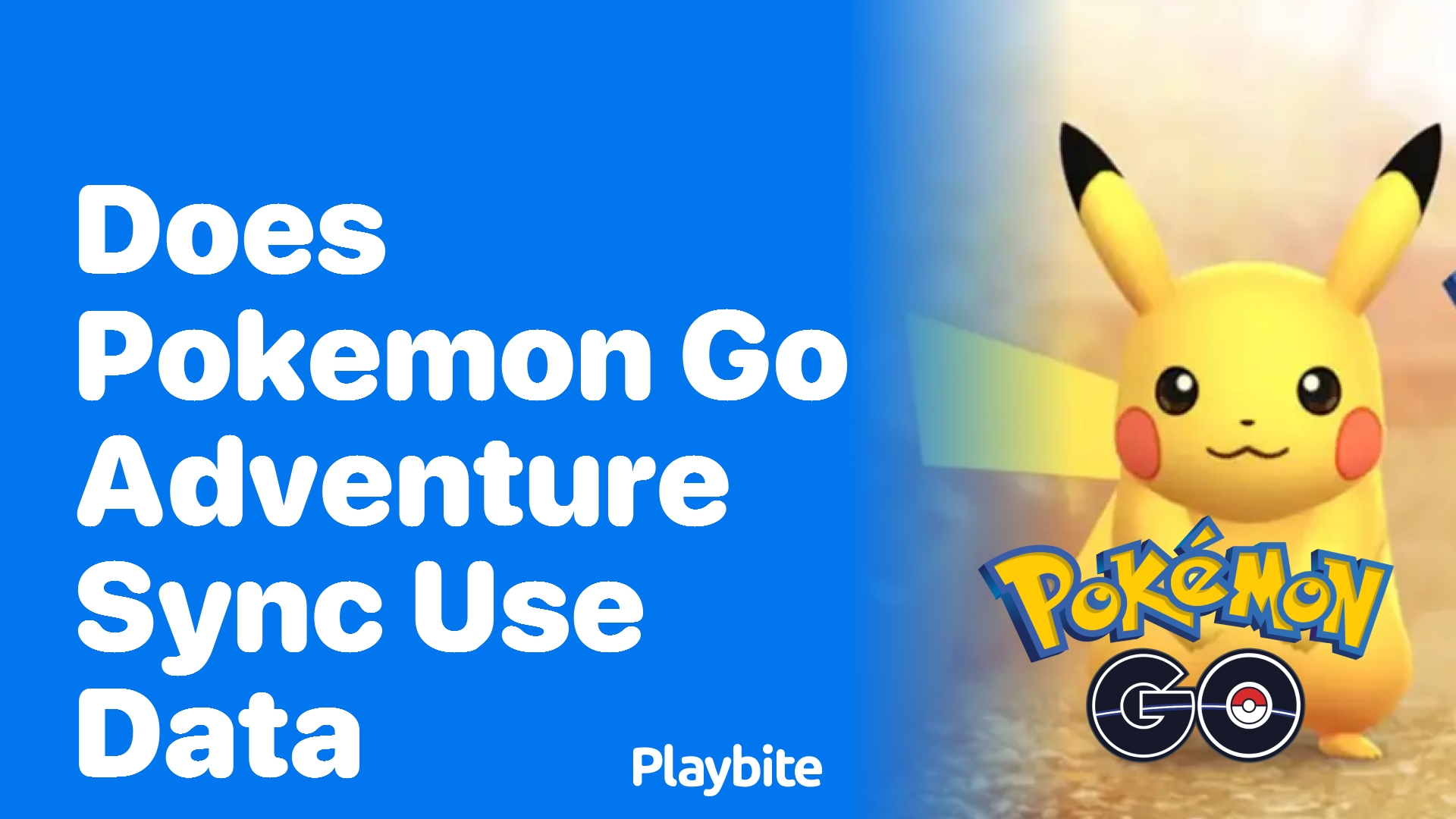 Does Pokemon GO Adventure Sync Use Data Playbite