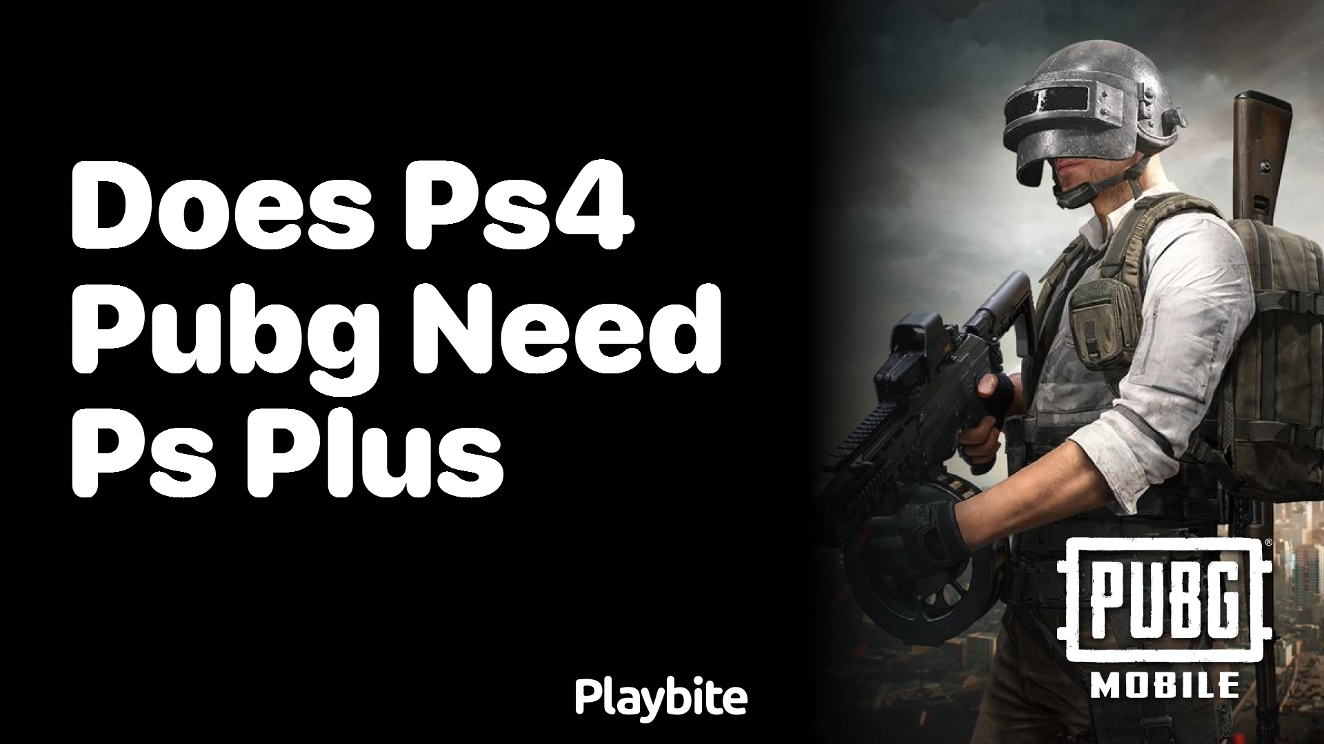 Does PS4 PUBG Need PS Plus to Play?