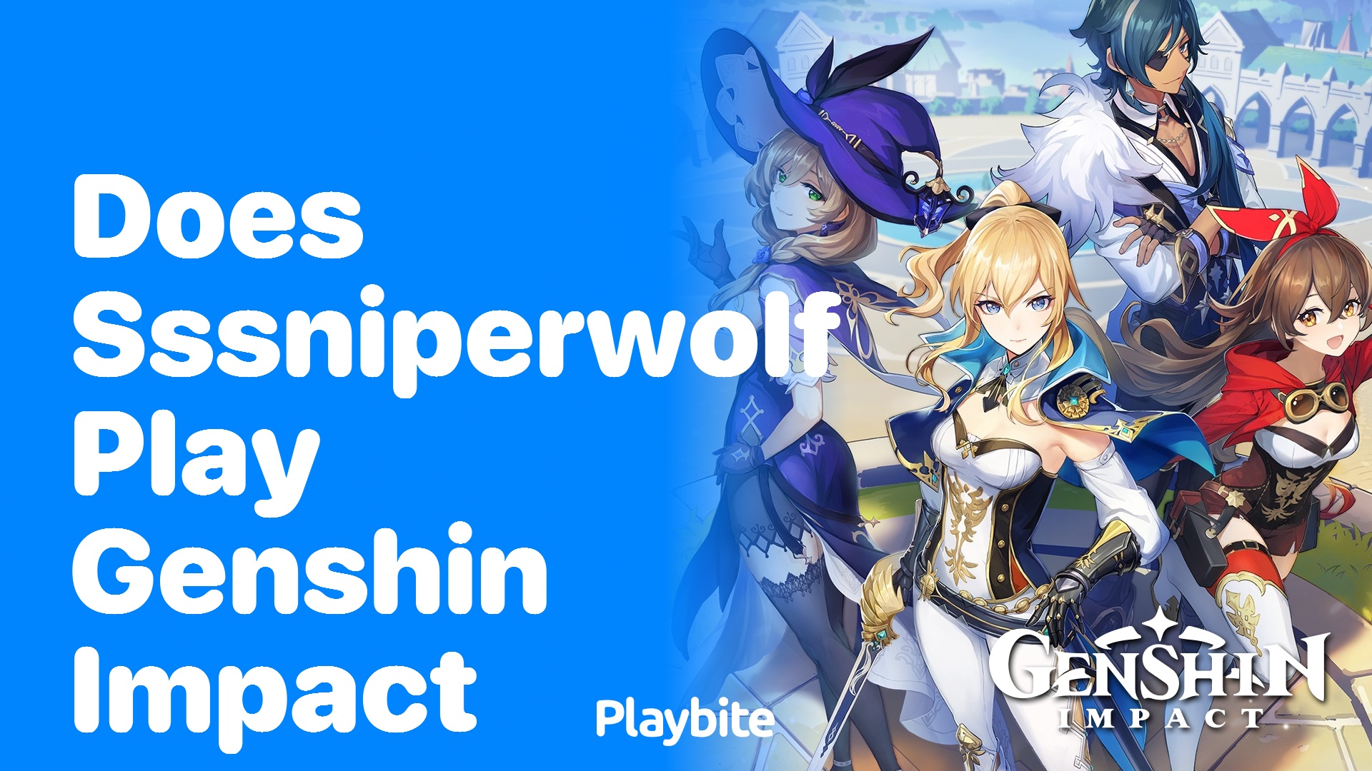 Does SSSniperWolf Play Genshin Impact? Find Out Here! - Playbite