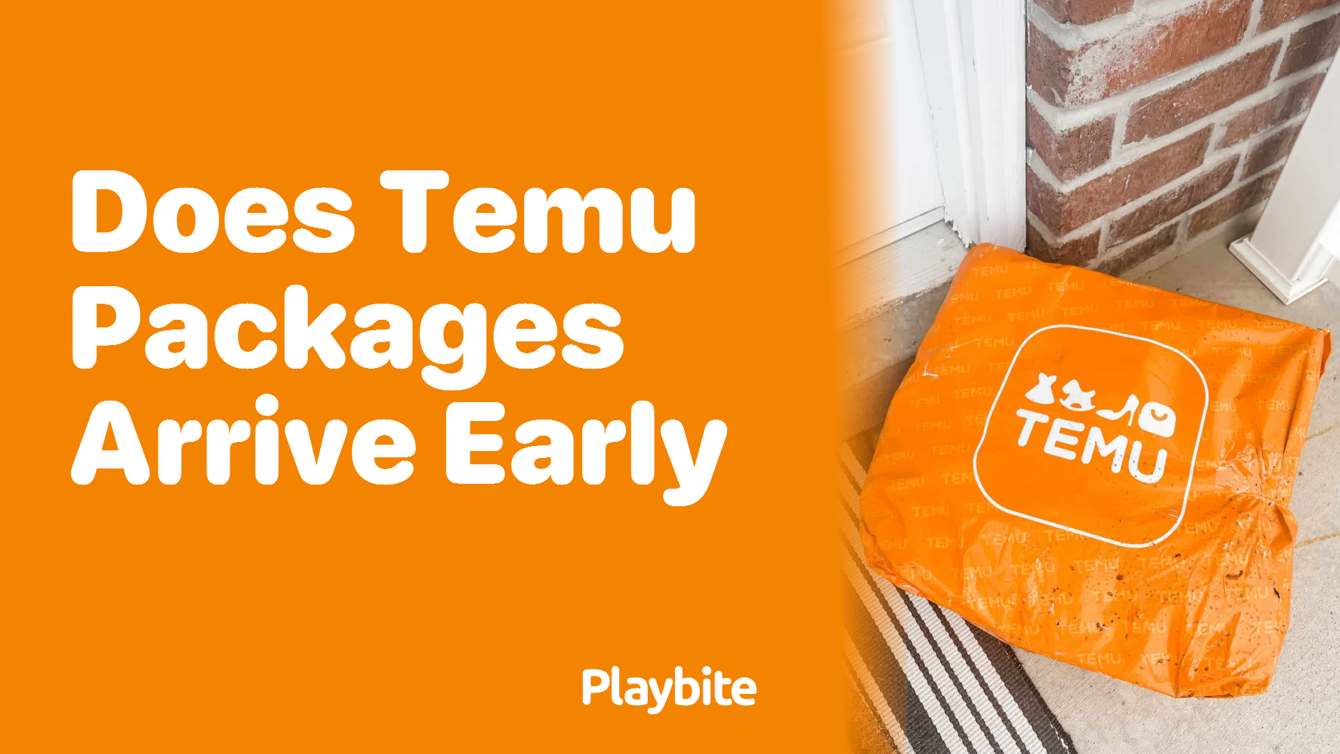 Does Temu deliver packages early?