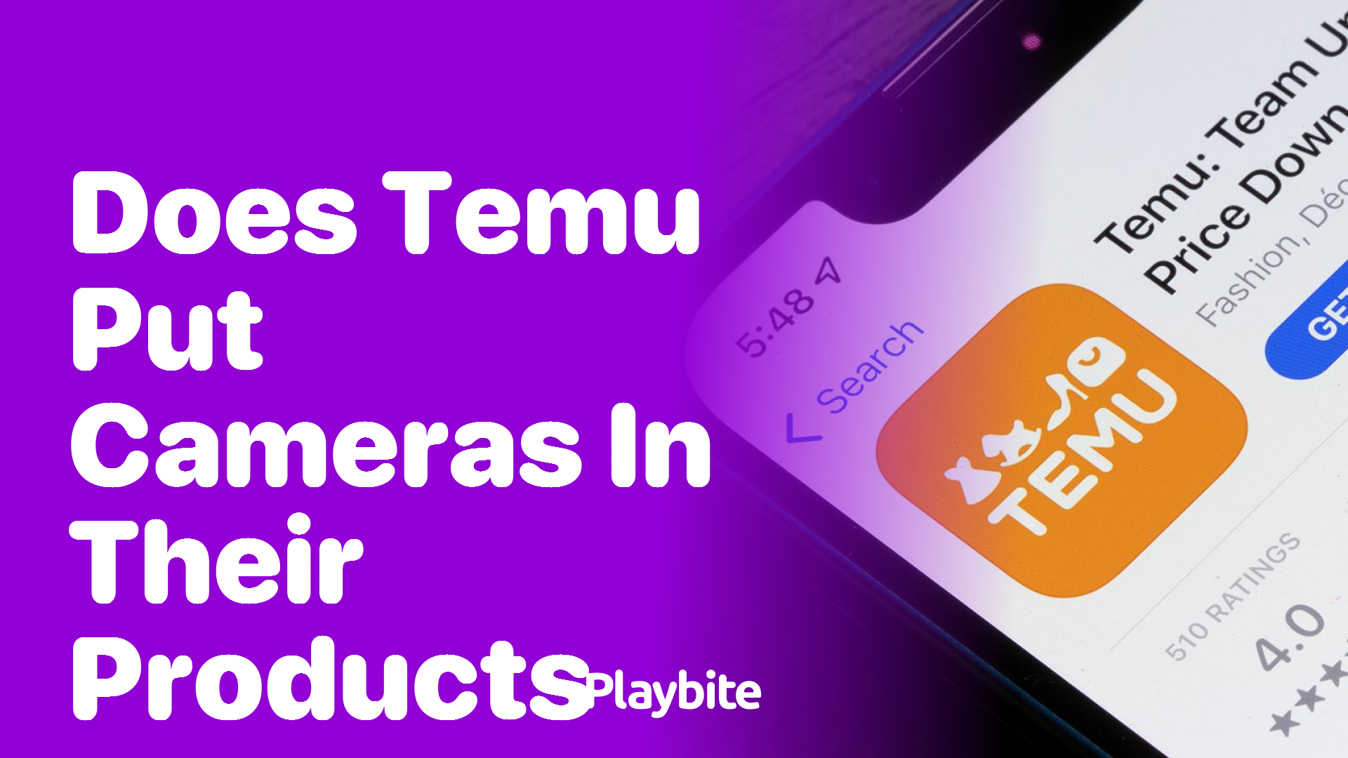 Does Temu Put Cameras in Their Products?