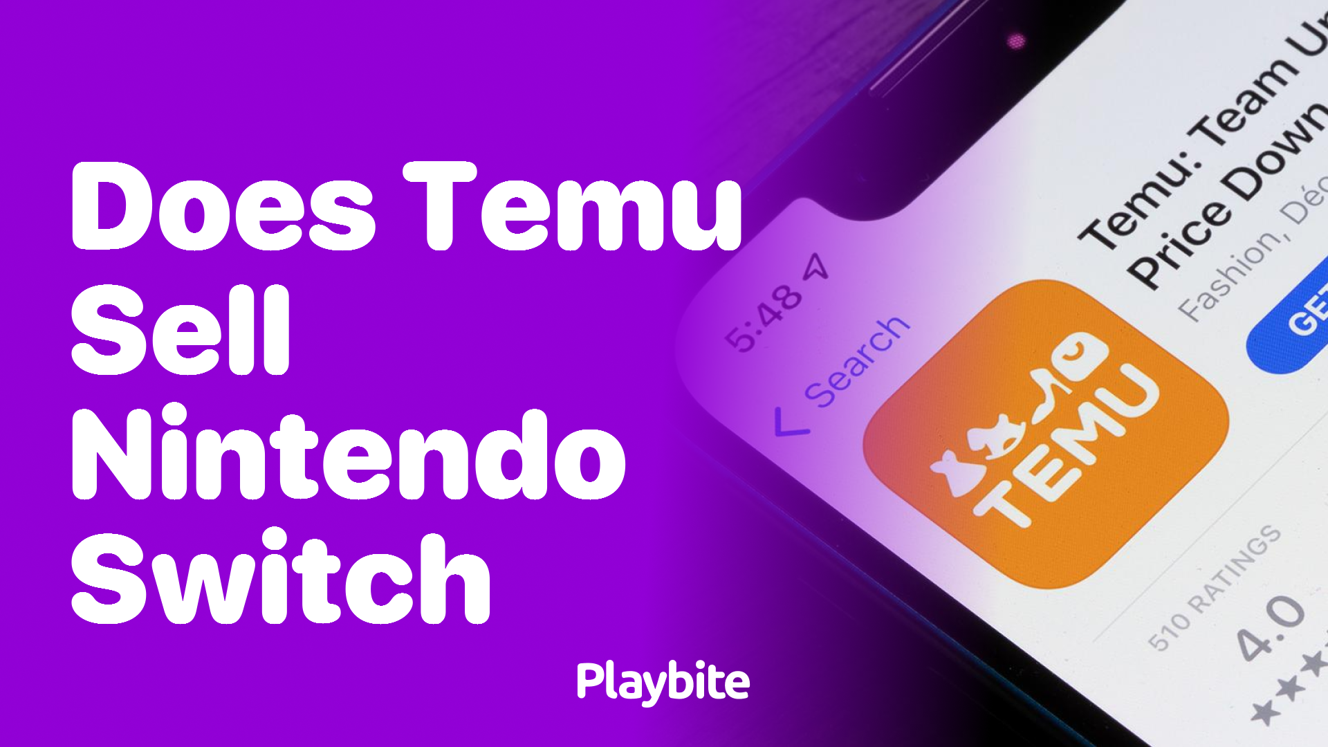 Does Temu Sell Nintendo Switch?