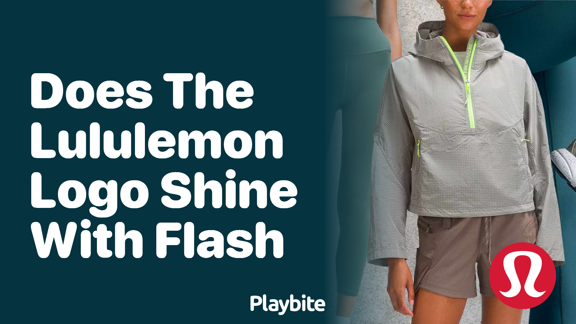 Does the Lululemon Logo Shine with Flash?