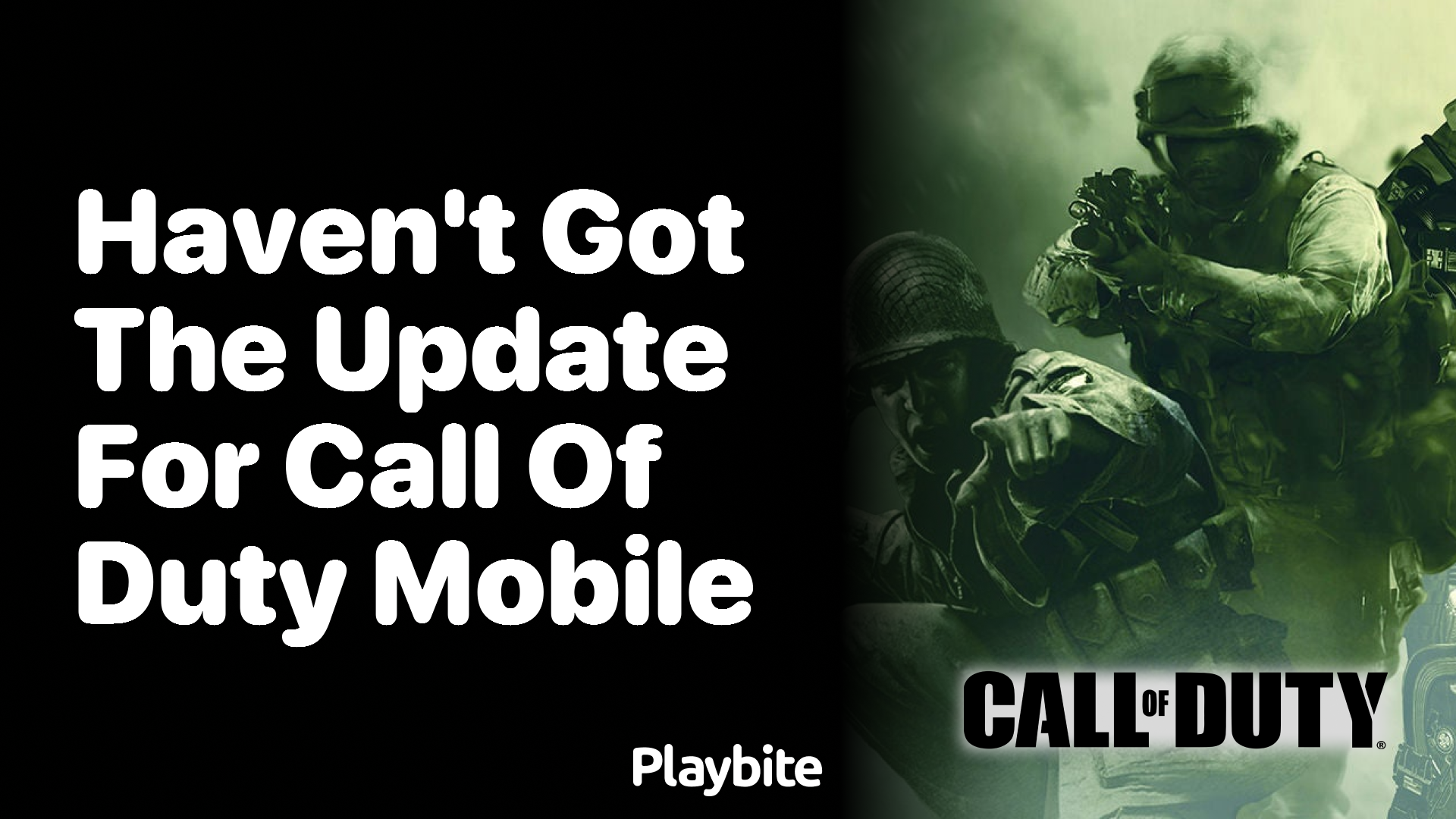 Haven&#8217;t Got the Update for Call of Duty Mobile? Here&#8217;s What You Need to Know