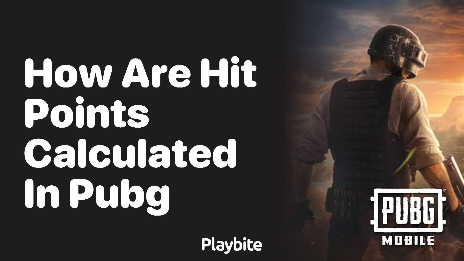 How are Hit Points Calculated in PUBG Mobile?