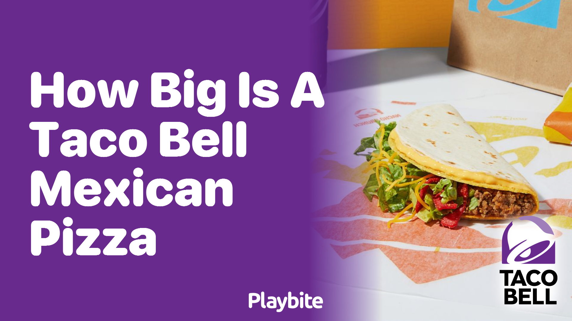 How Big is a Taco Bell Mexican Pizza?