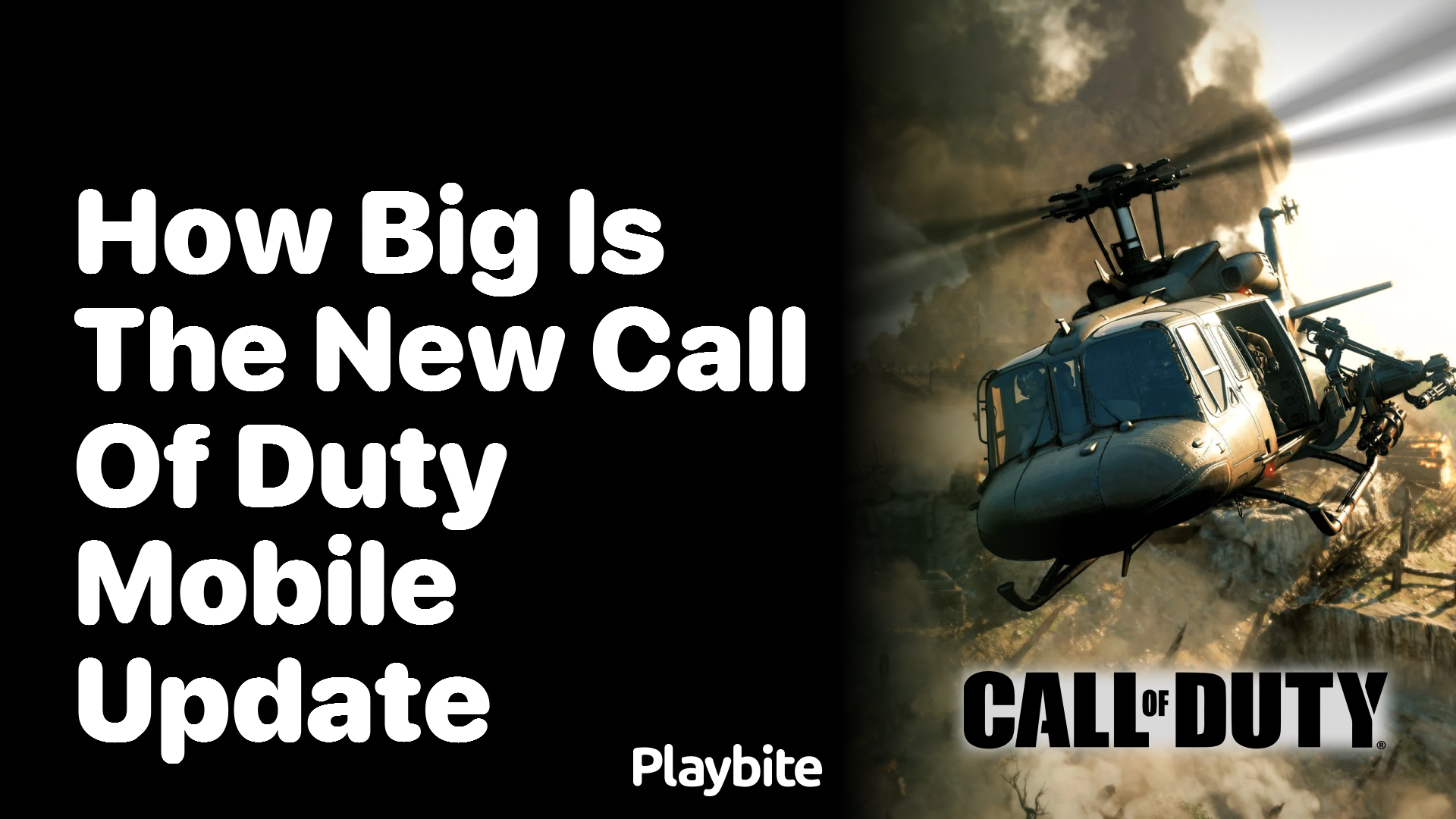 How Big Is the New Call of Duty Mobile Update?