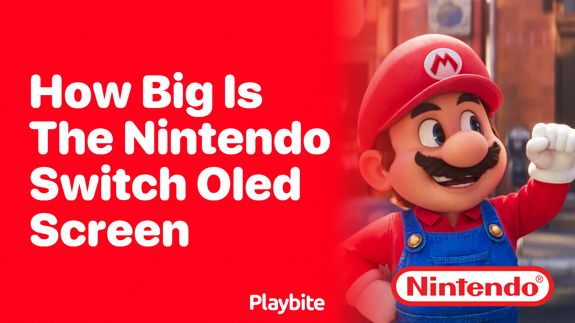 Nintendo is making a bright red Switch OLED for Mario Wonder - The