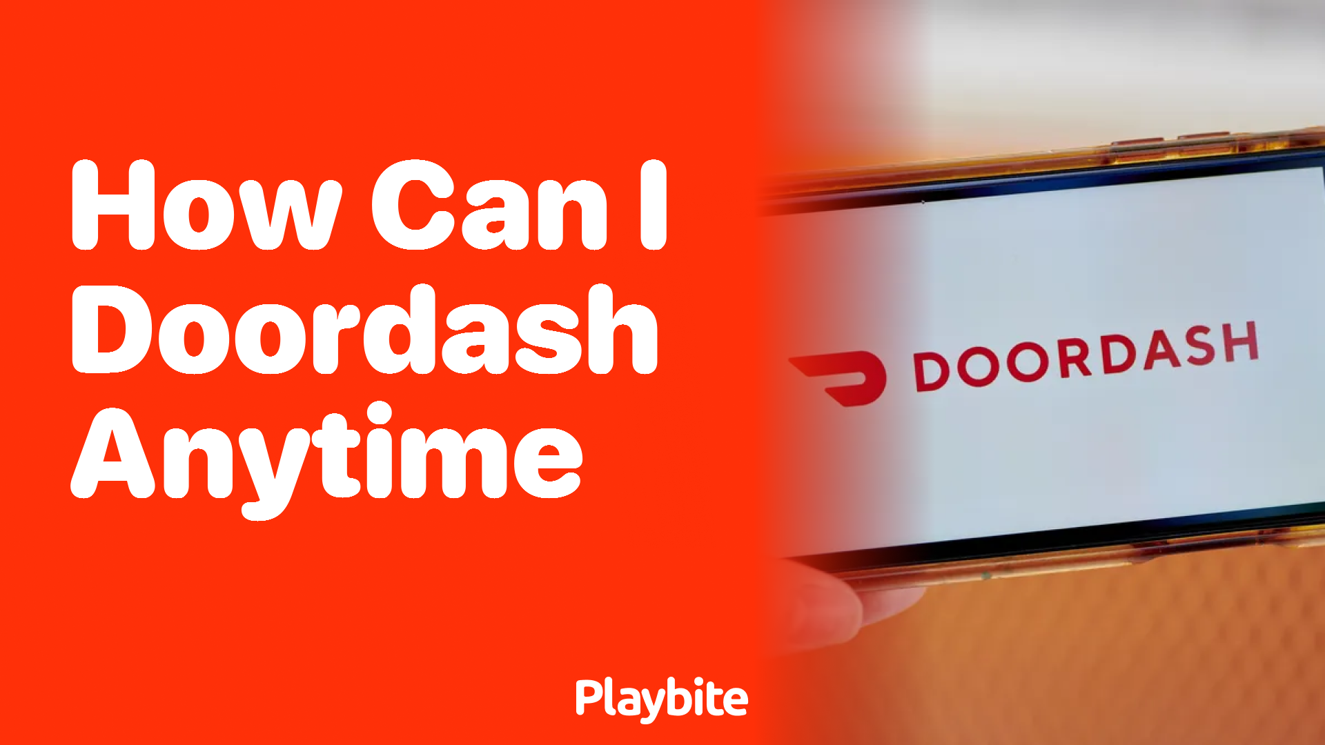 How Can I Use DoorDash Anytime?