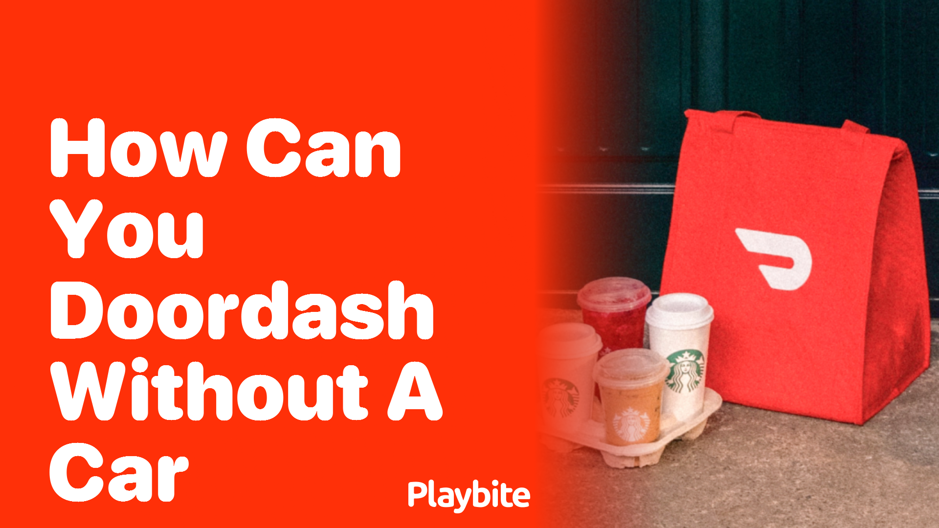 How Can You DoorDash Without a Car?