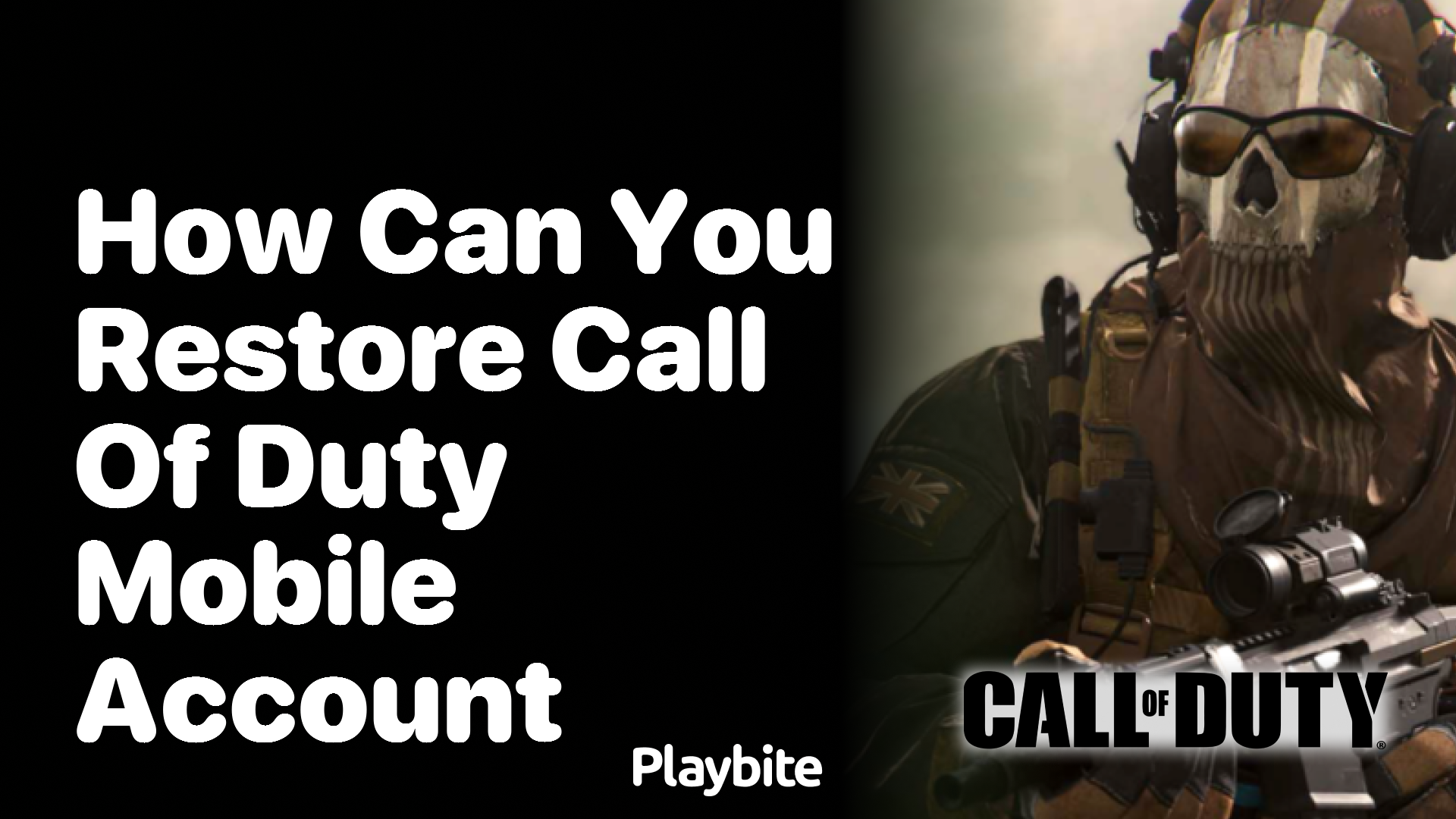 How Can You Restore Your Call of Duty Mobile Account?