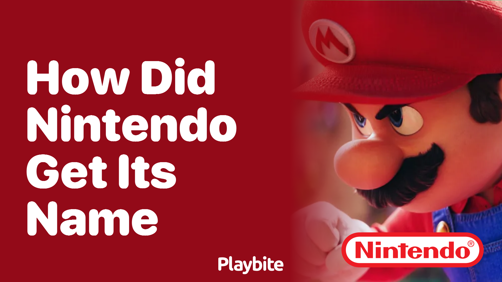 How Did Nintendo Get Its Name?