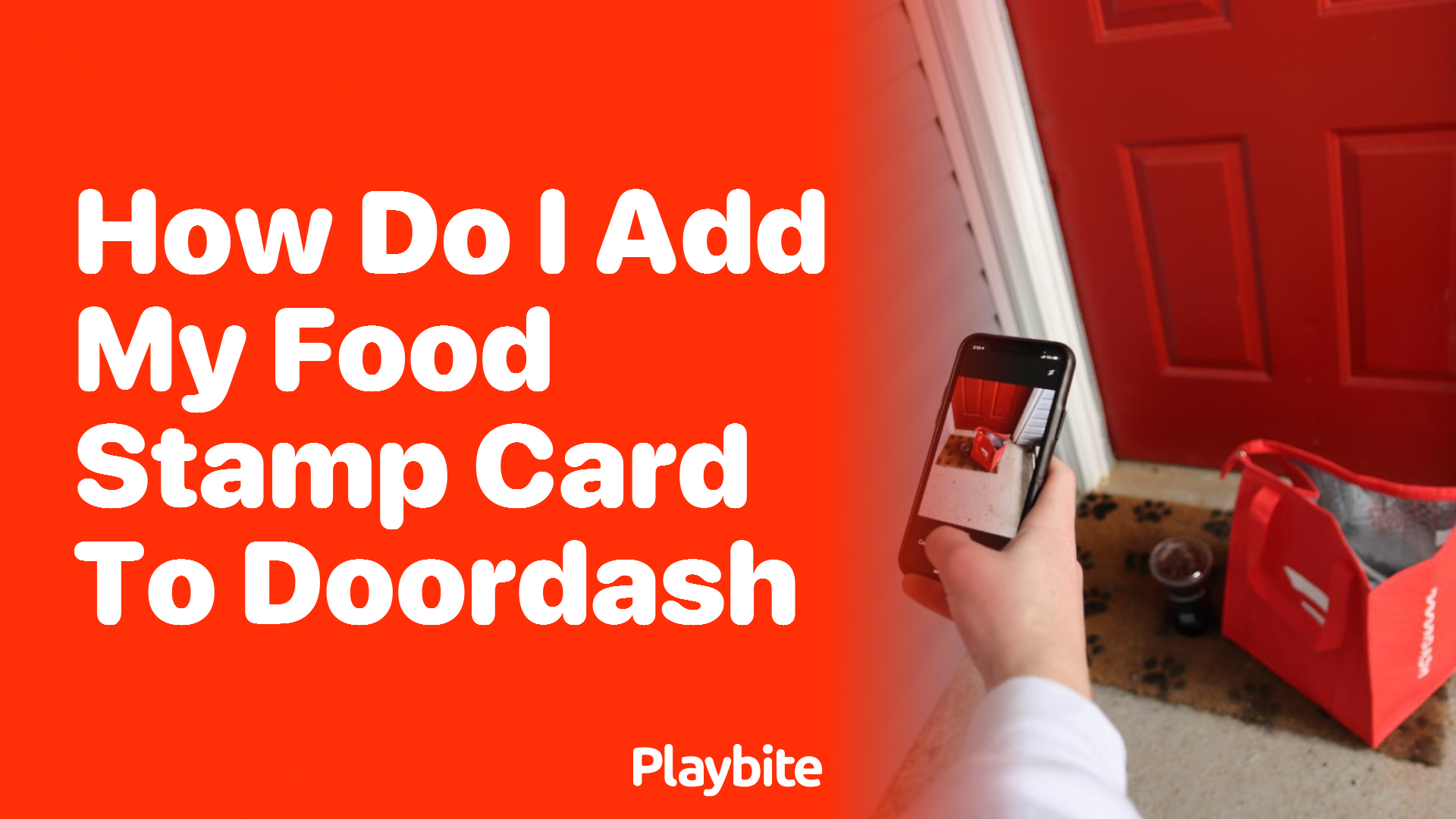 How Do I Add My Food Stamp Card to DoorDash Playbite