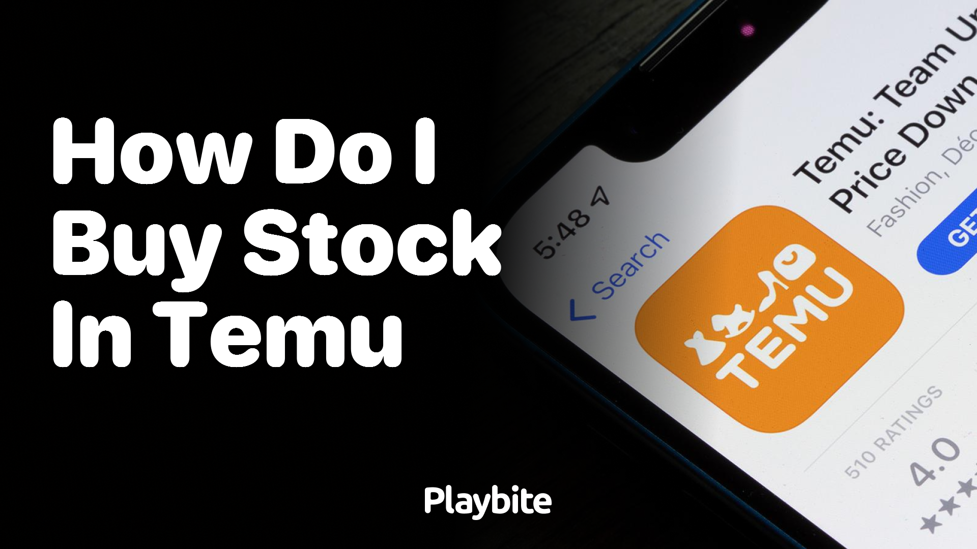 How Do I Buy Stock in Temu?