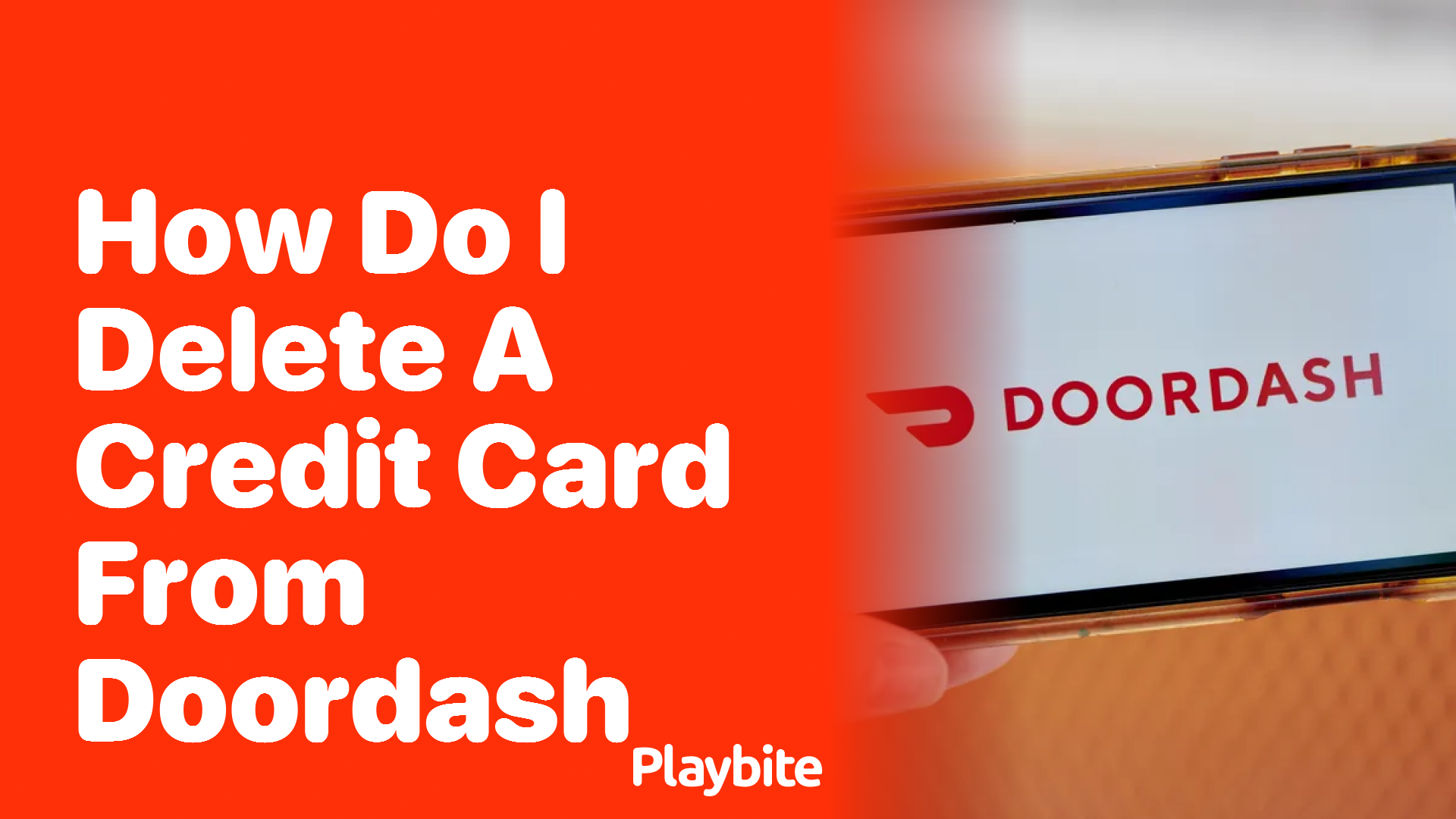 How Do I Delete a Credit Card from DoorDash?