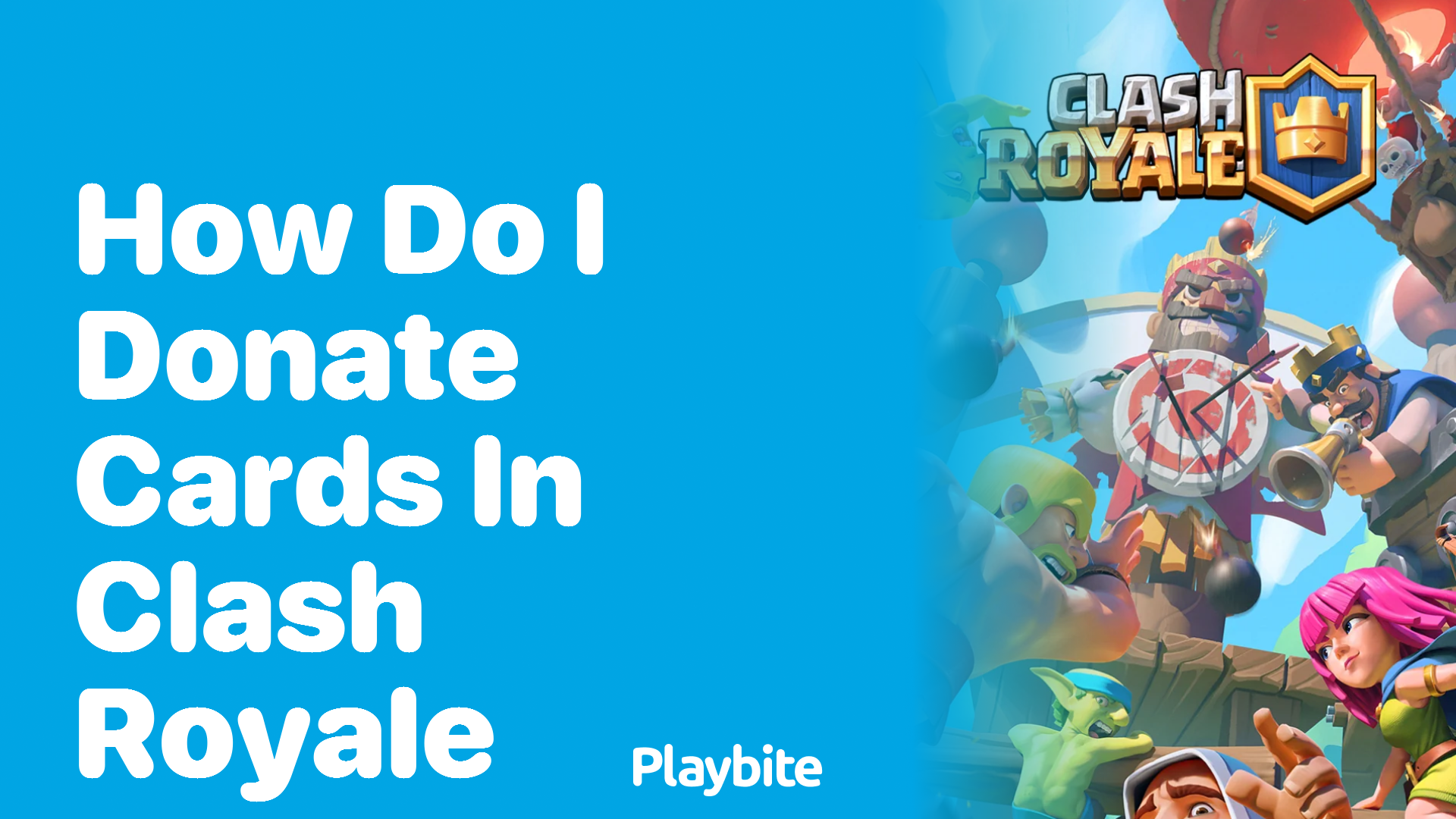 How do I donate cards in Clash Royale?