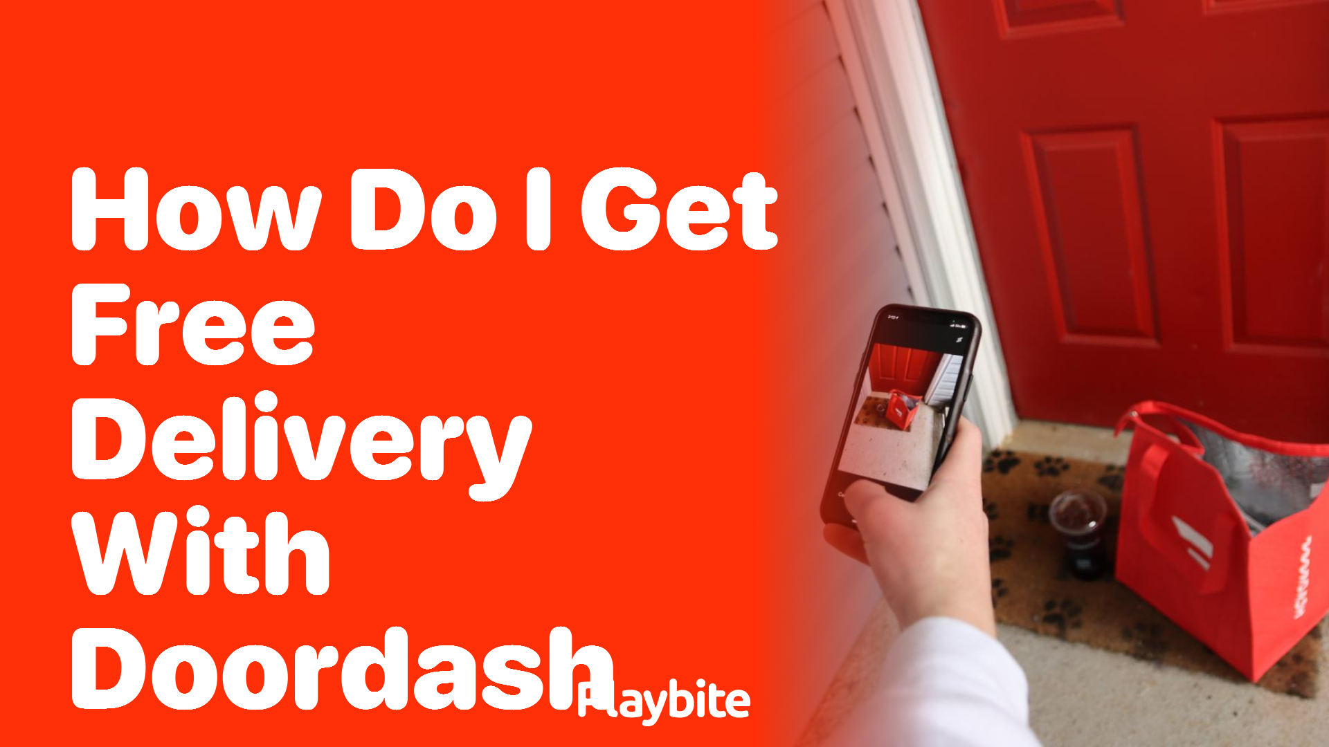 How do I get free delivery with DoorDash?