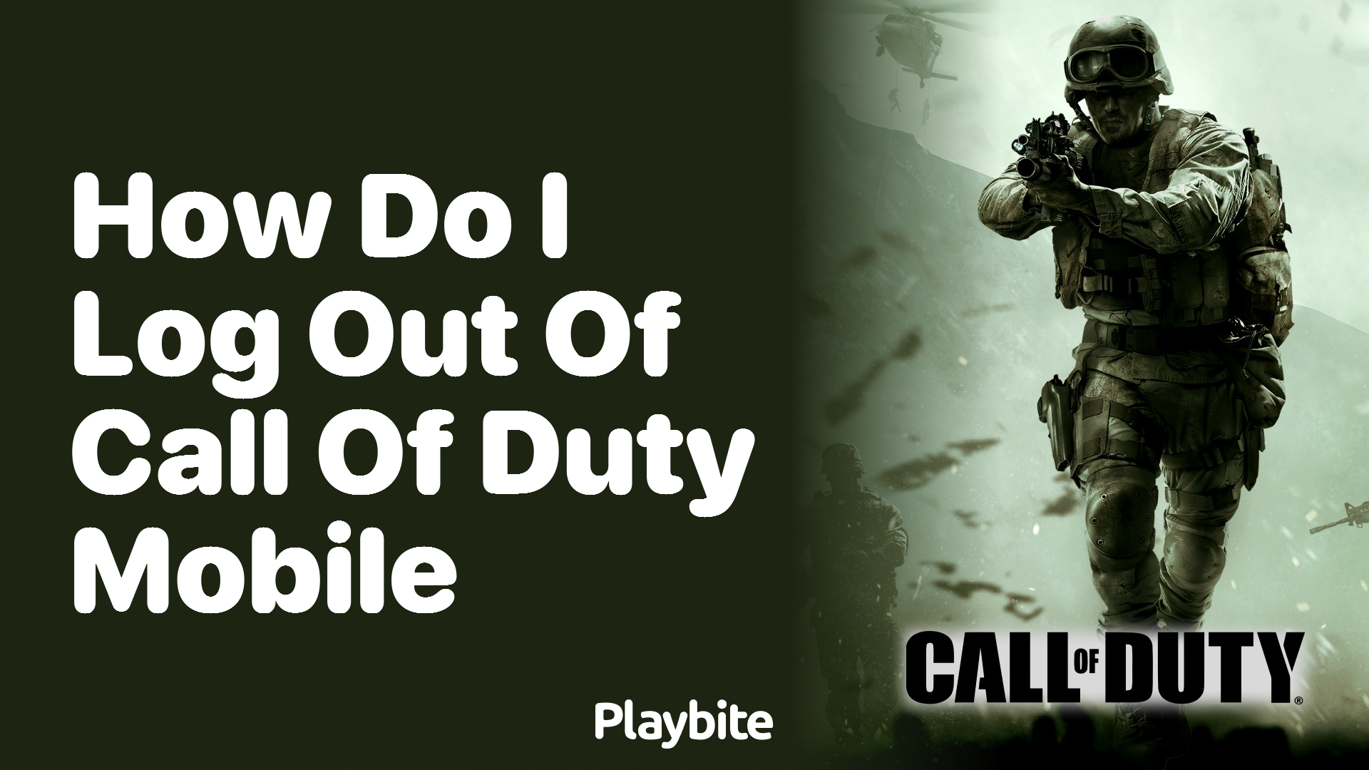 How Do I Log Out of Call of Duty Mobile?