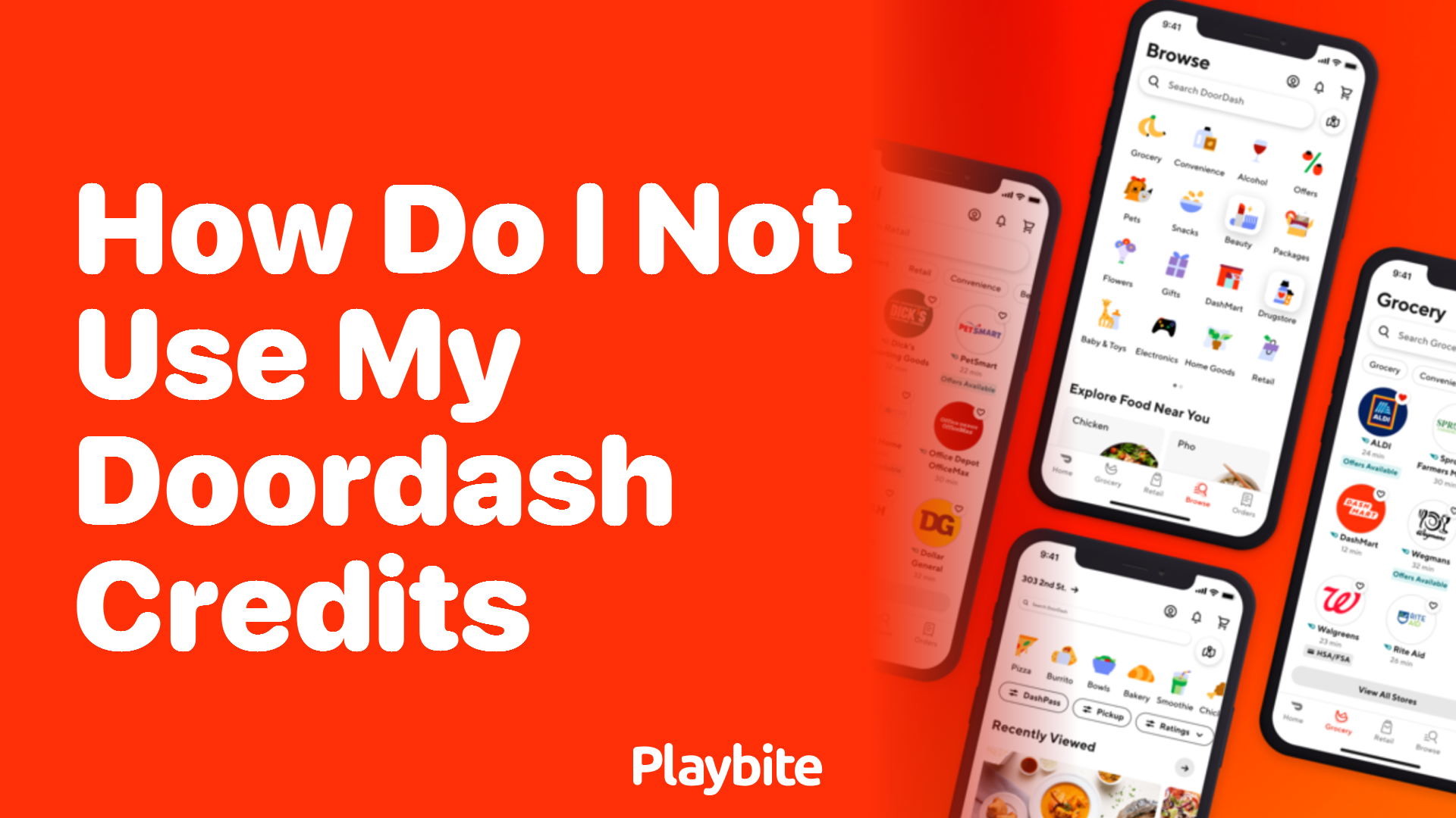 How Do I Not Use My DoorDash Credits?