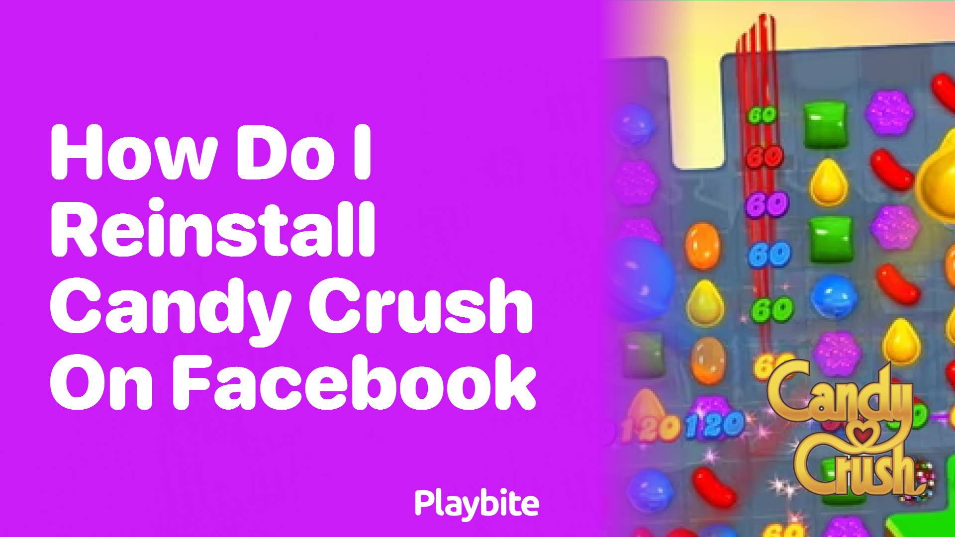 How Do I Reinstall Candy Crush on Facebook?