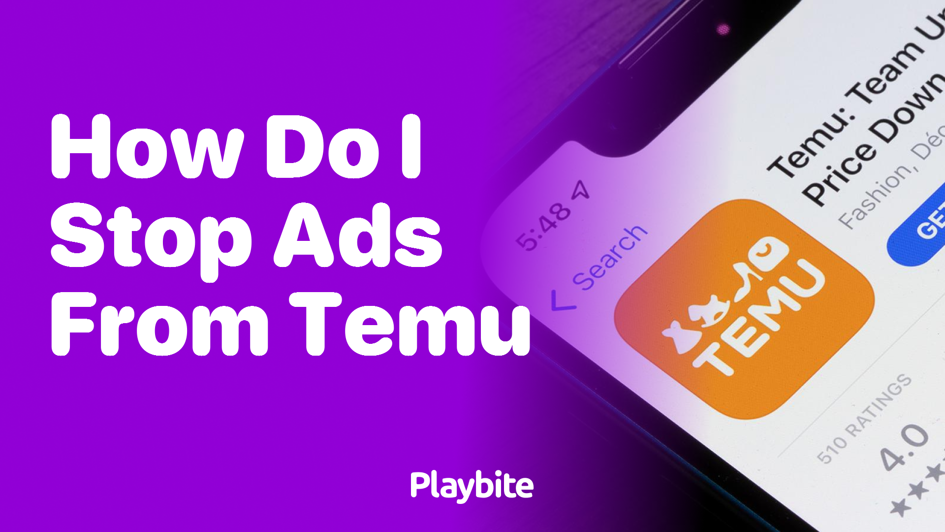 How Do I Stop Ads From Temu?