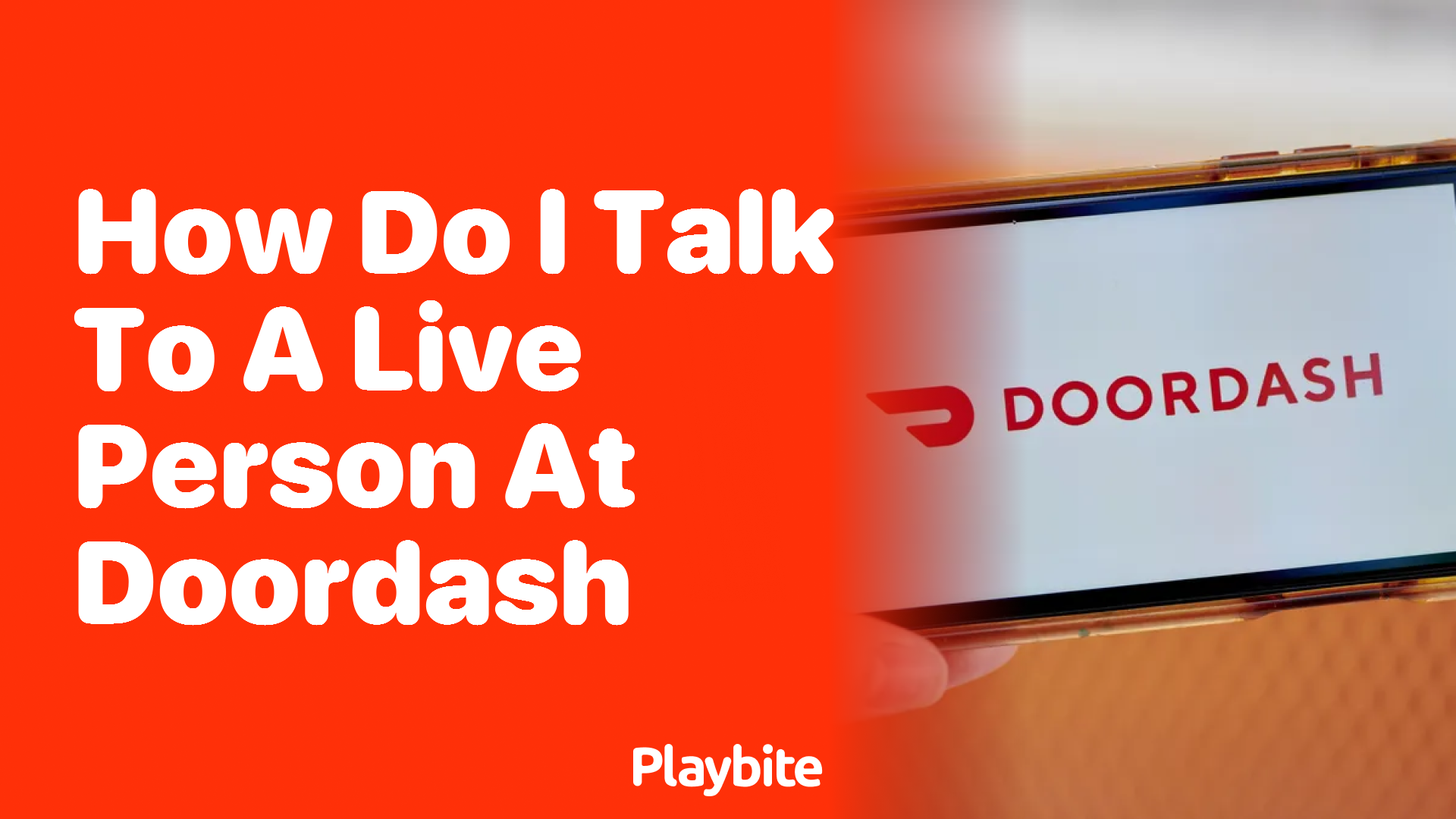 How Do I Talk to a Live Person at DoorDash?