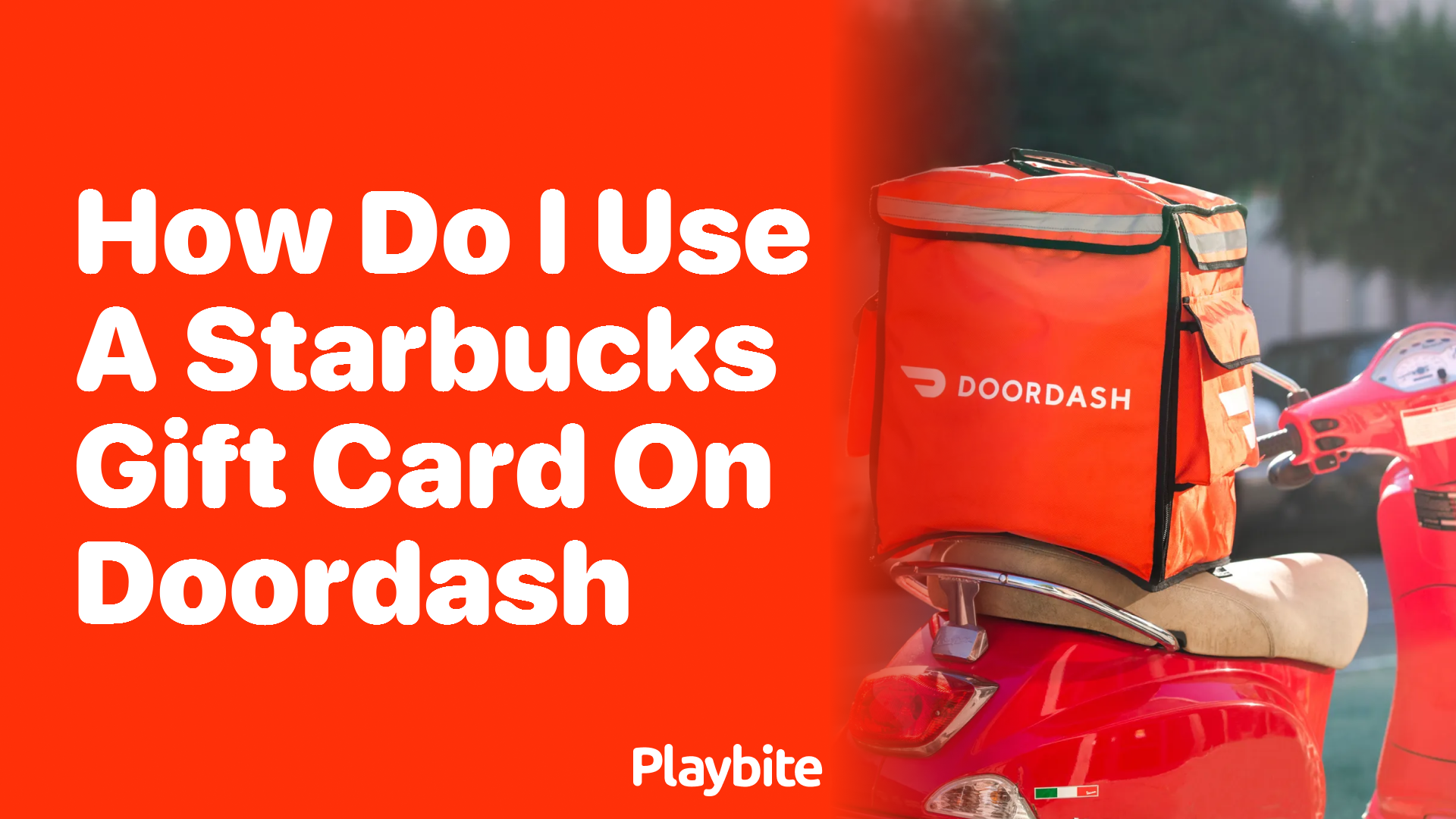 How Do I Use a Starbucks Gift Card on DoorDash?