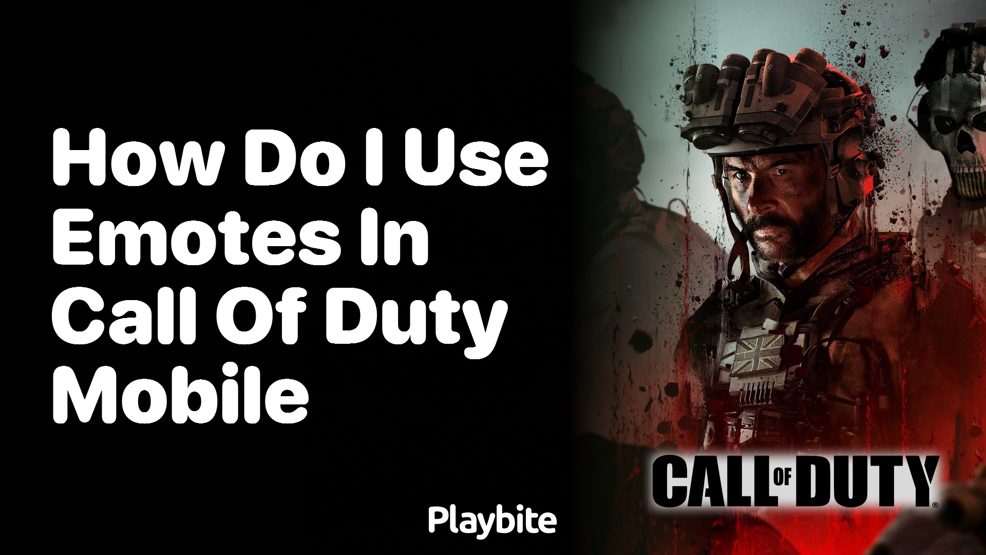 How to Use Emotes in Call of Duty Mobile