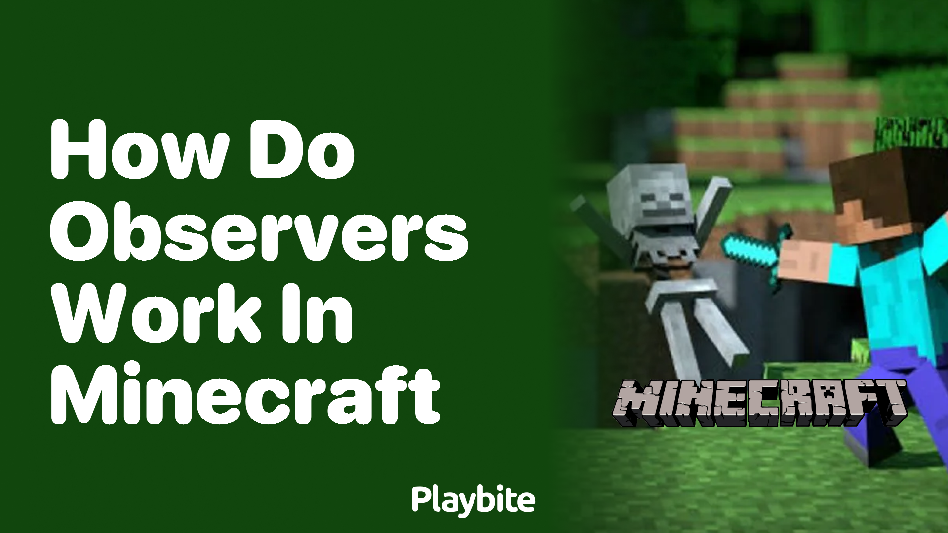 How Do Observers Work in Minecraft? A Simple Guide